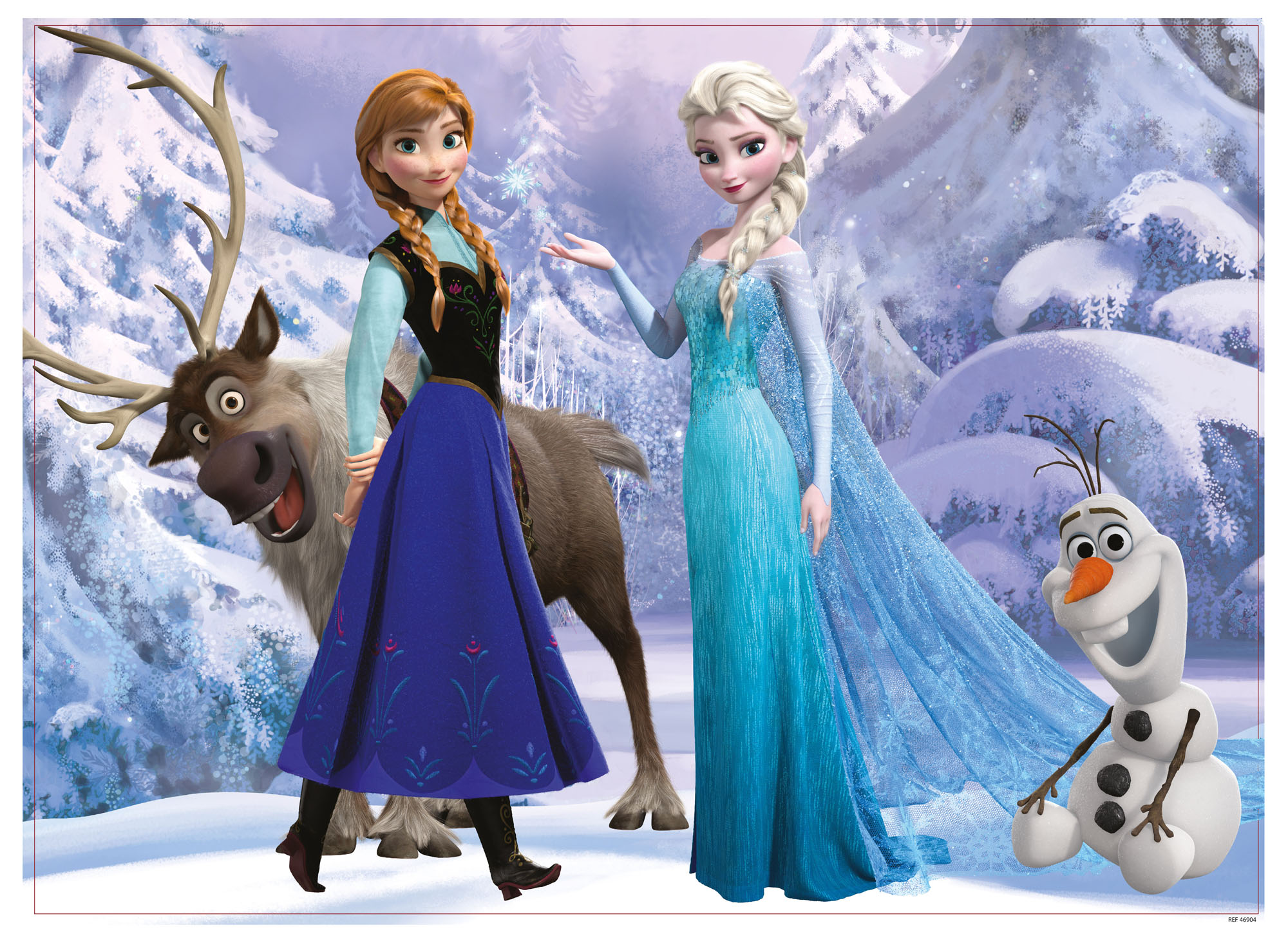 Lisciani Disney Maxi Floor 108 Frozen puzzle bambini