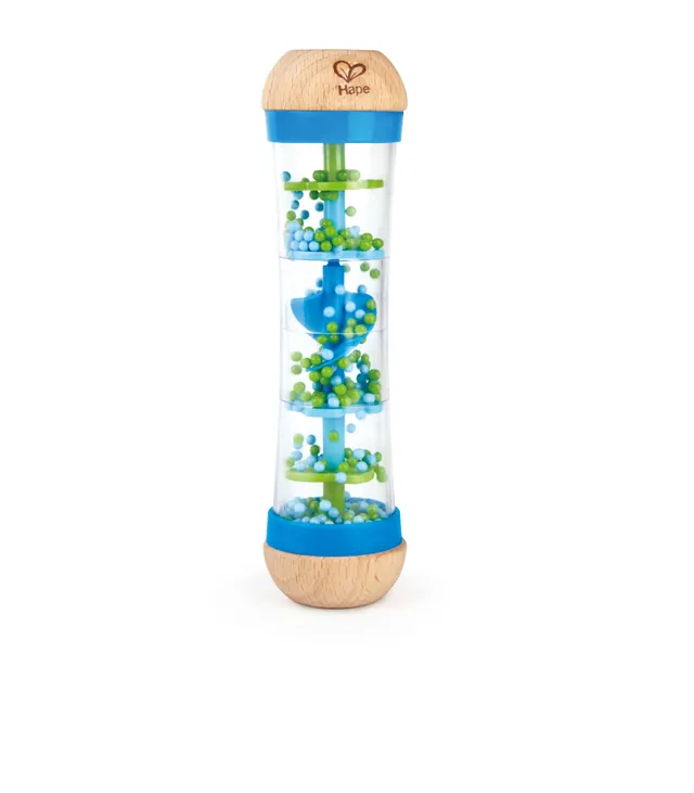 Hape Cascata di Perline bastone pioggia blu neonati