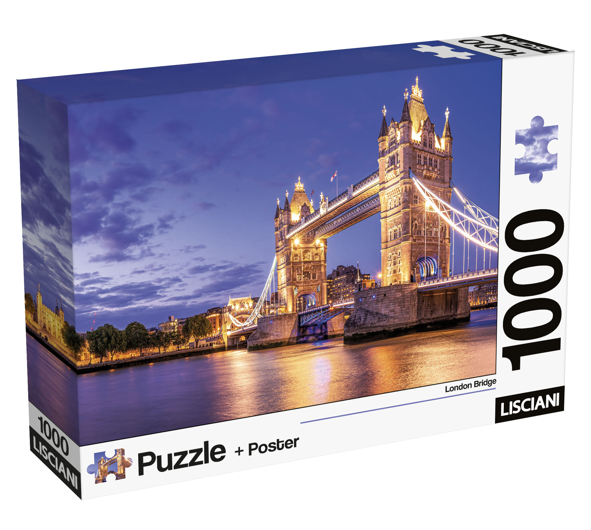 Lisciani Puzzle Poster London 1000 pezzi adulti lucido