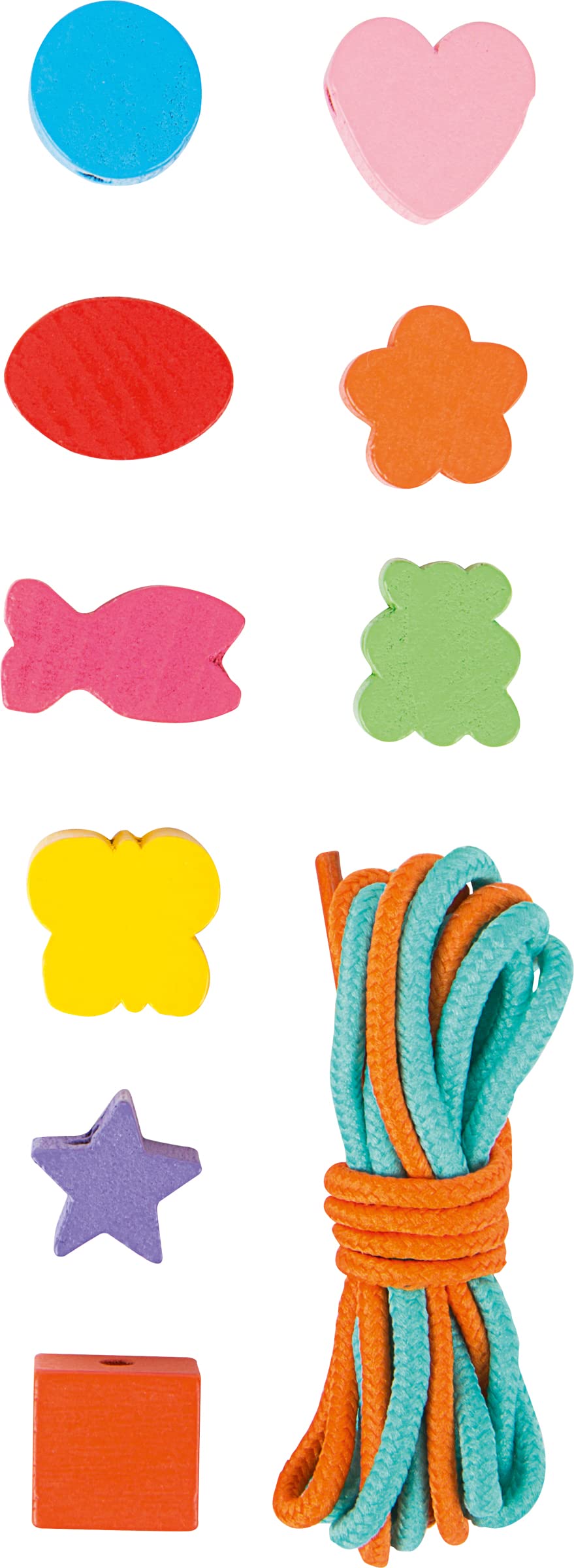 smallfoot 11060 kit perline legno creative braccialetti 3 anni FSC