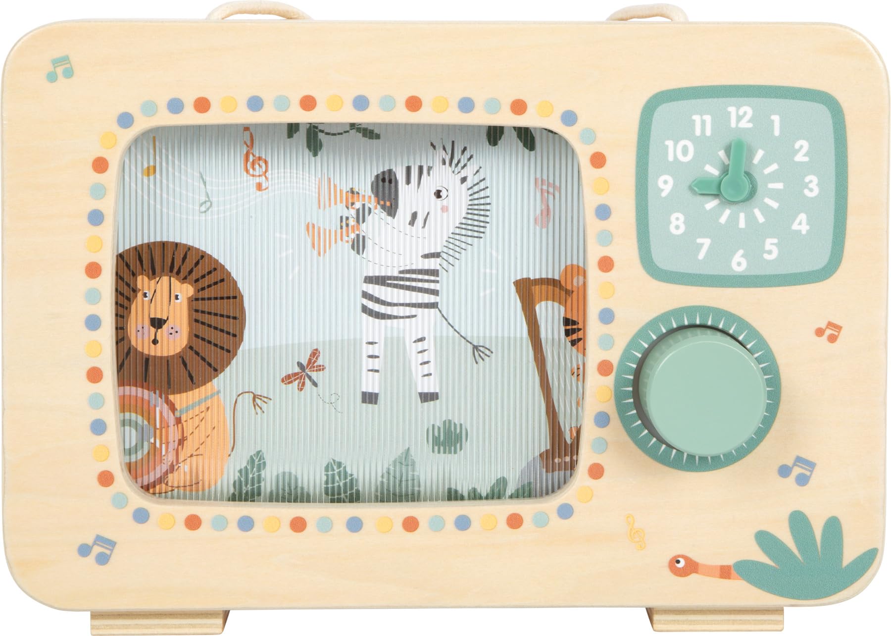 smallfoot Safari carillon TV legno per bambini
