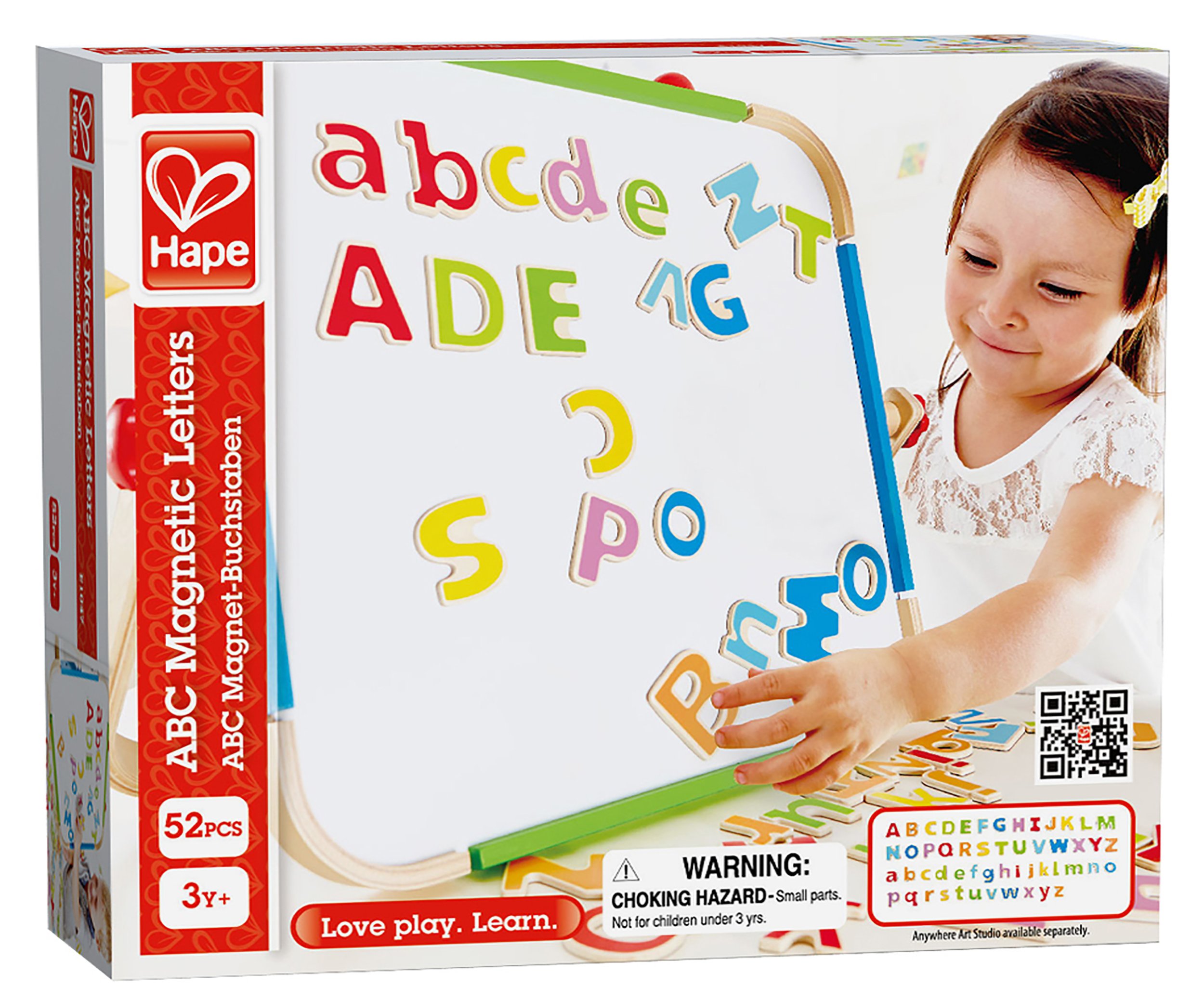 Hape E1047 lettere magnetiche abc multicolore