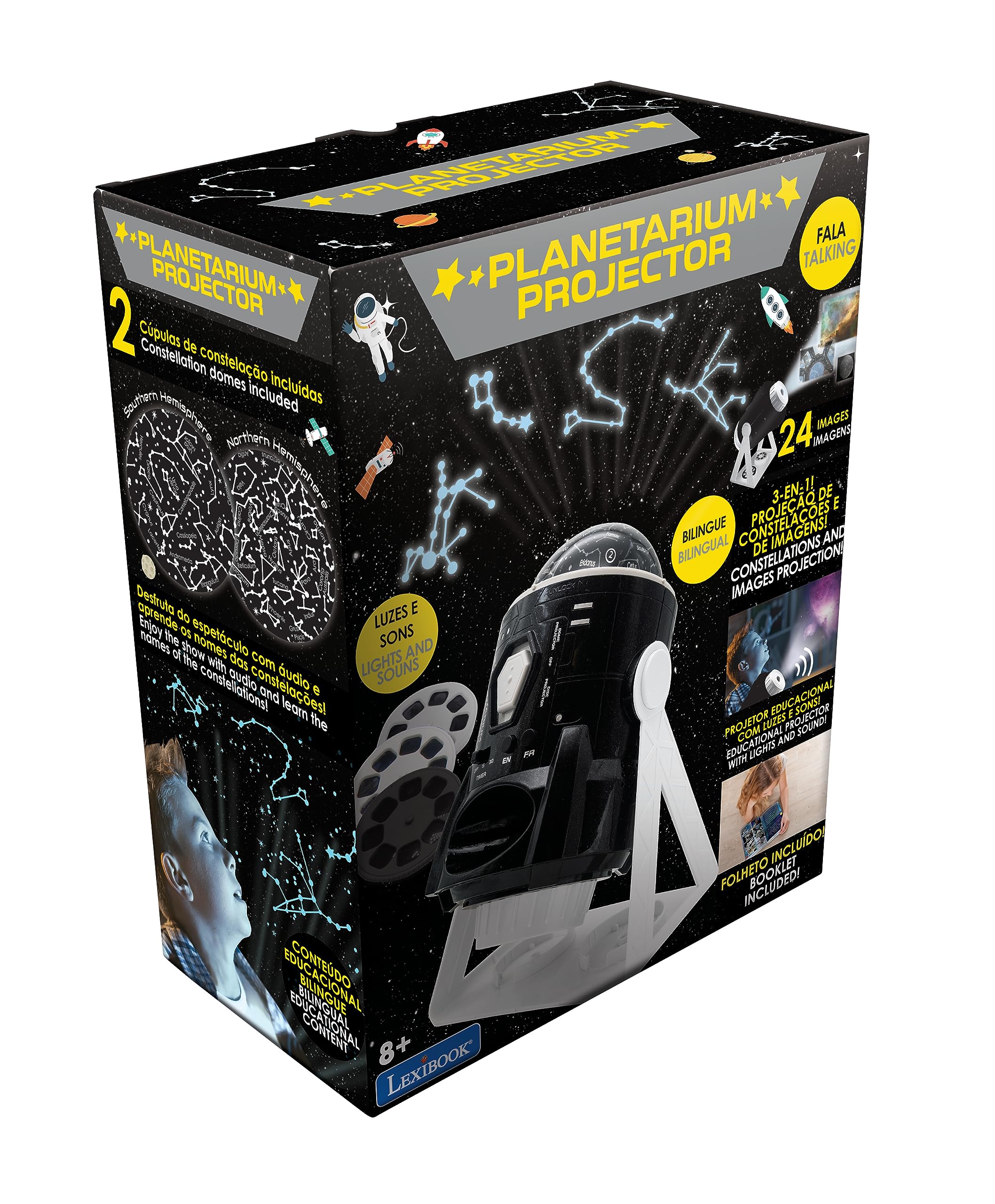 Lexibook NLJ181i4 planetario 2 in 1 proiettore 24 immagini