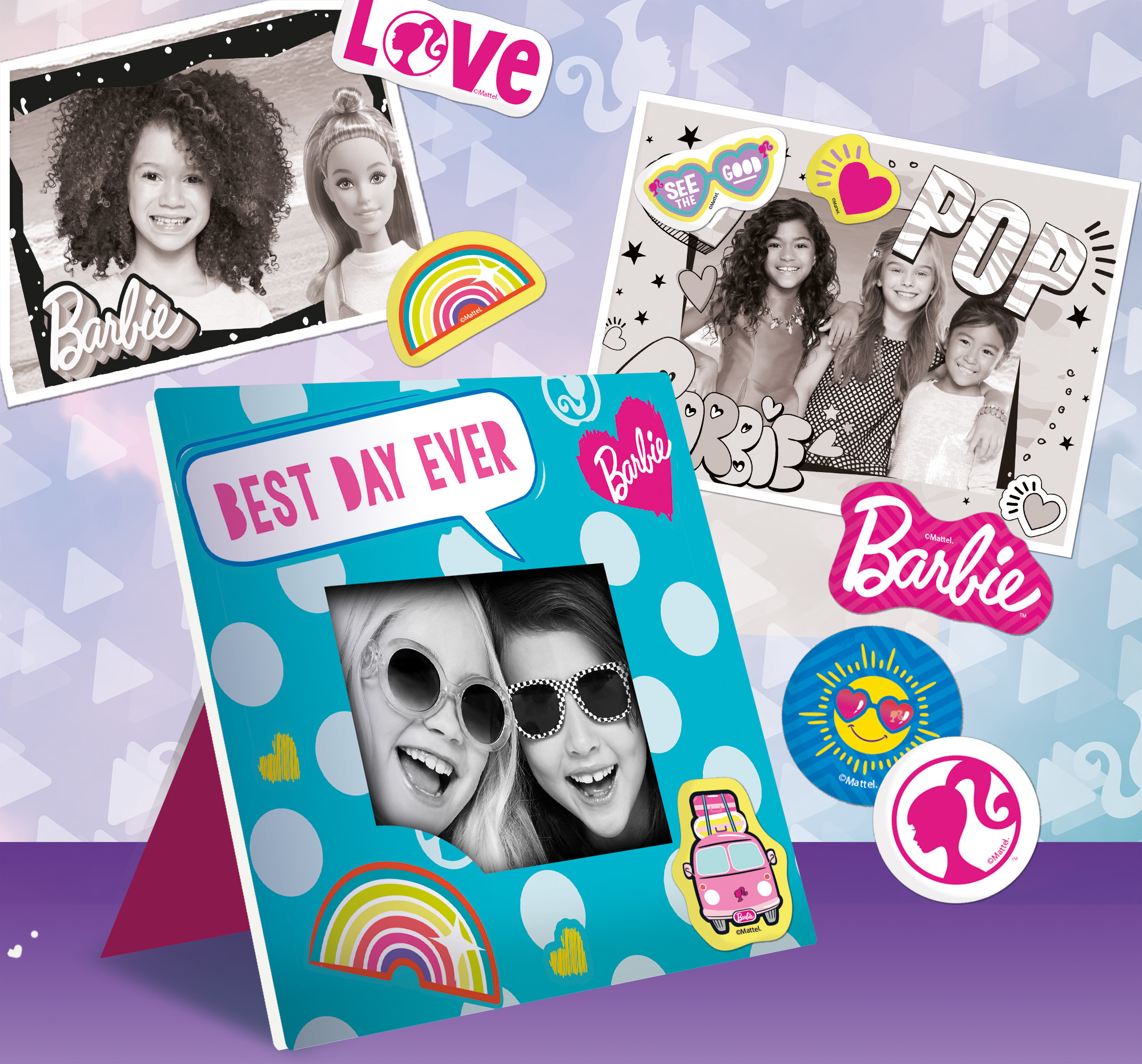 Lisciani Barbie Print Cam fotocamera istantanea bambina