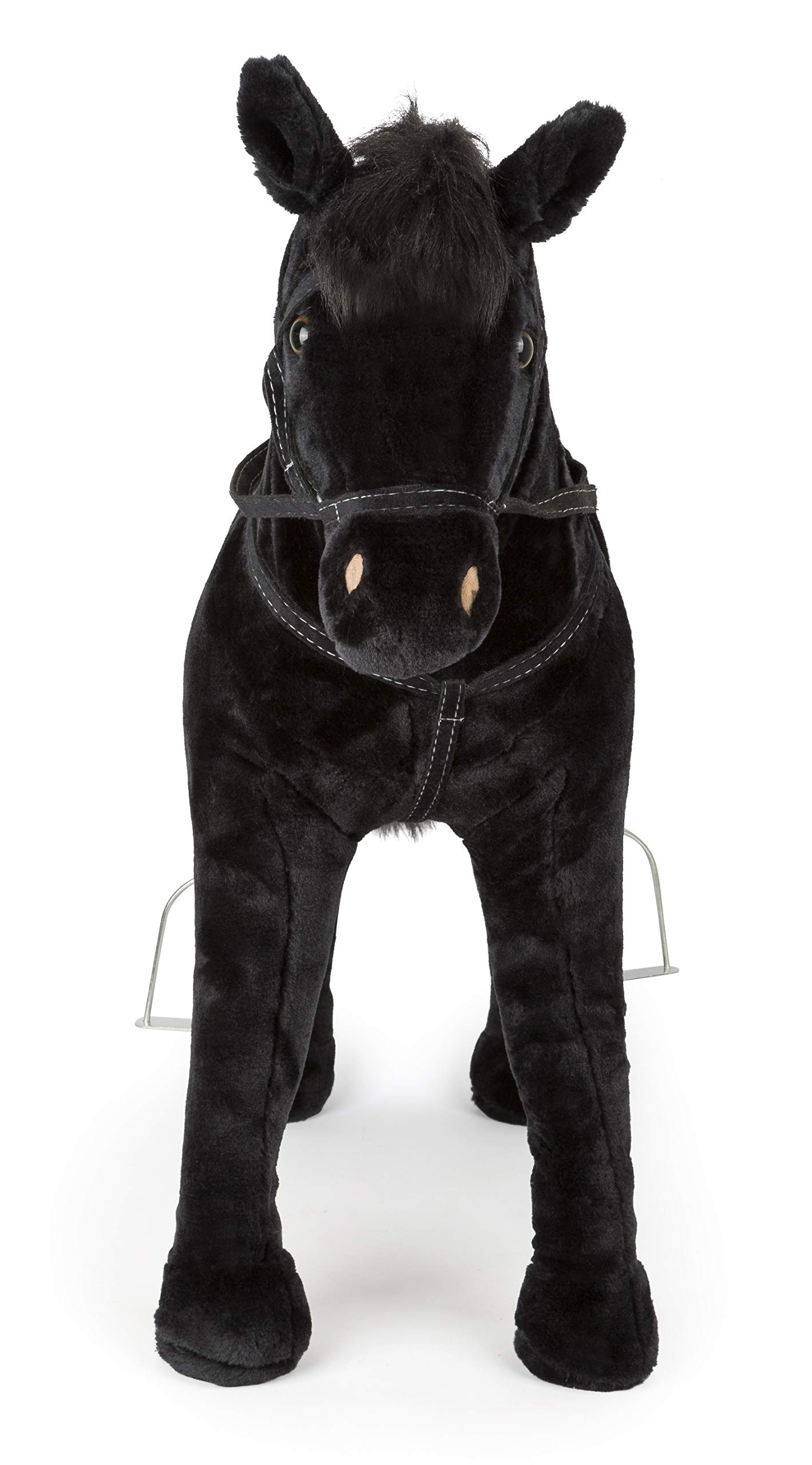 Small Foot 11176 cavallo giocattolo nero con suono