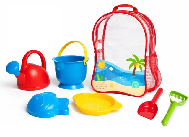 Hape Zaino da Spiaggia set giochi sabbia bambini