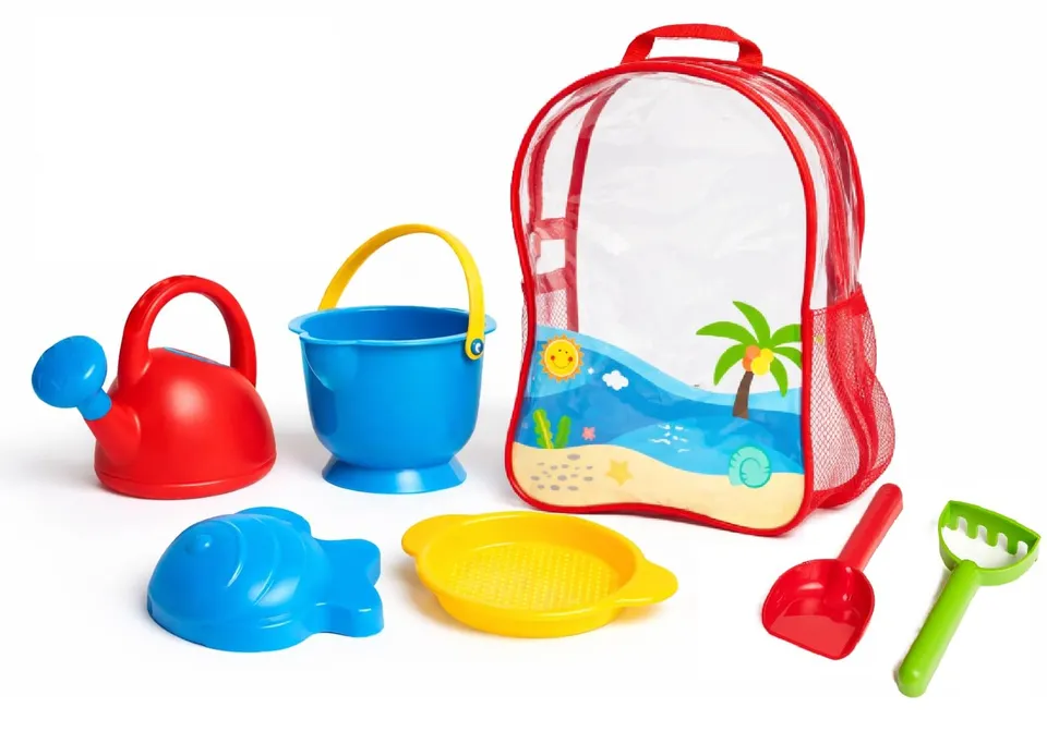 Hape Zaino da Spiaggia set giochi sabbia bambini