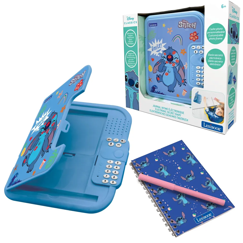 Lexibook Disney Stitch SD50D diario elettronico con password