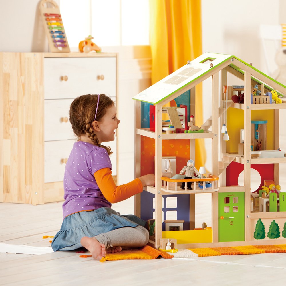 Hape All Season casetta delle bambole legno senza accessori