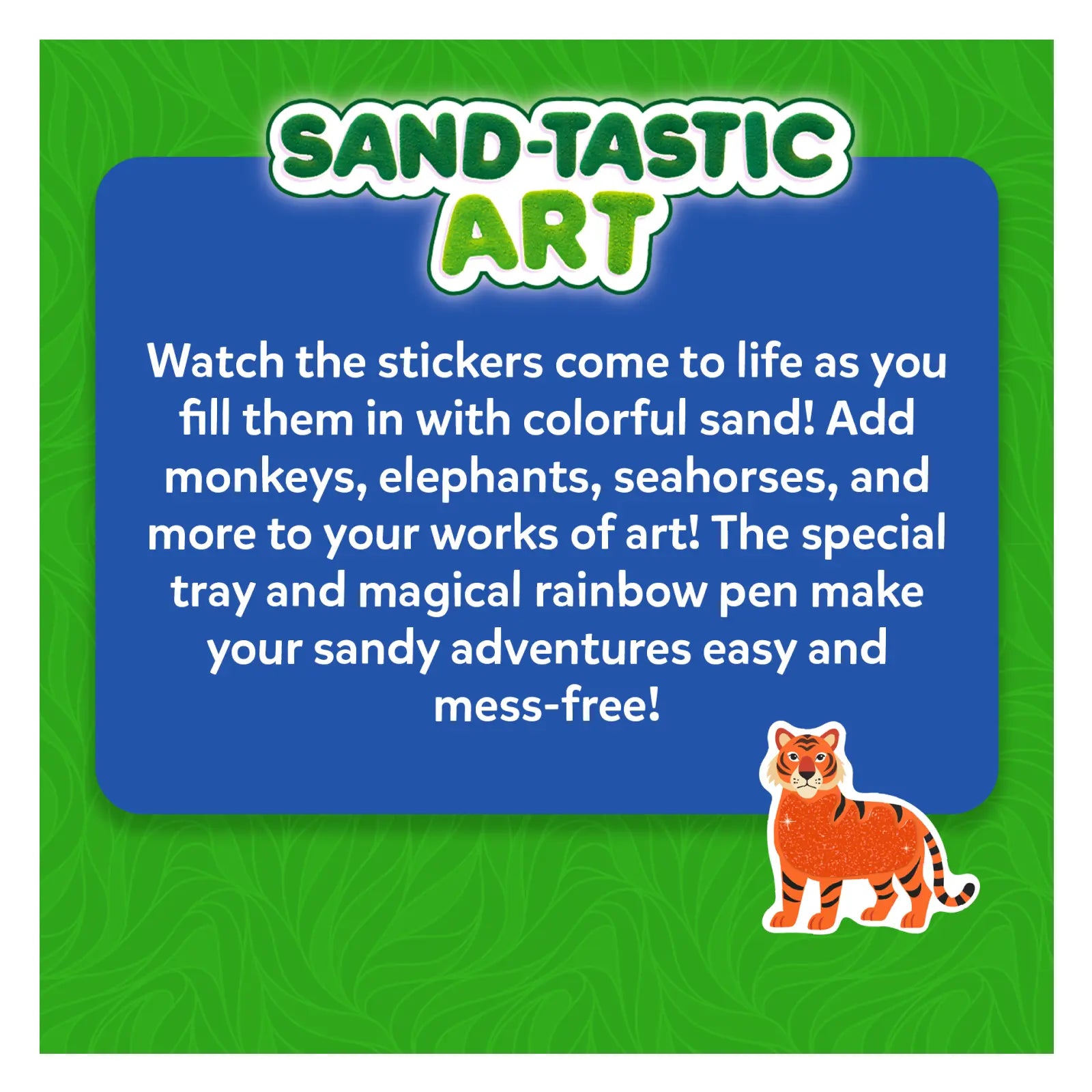 Skillmatics Sand-Tastic Animals kit sabbia colorata 4-10 anni