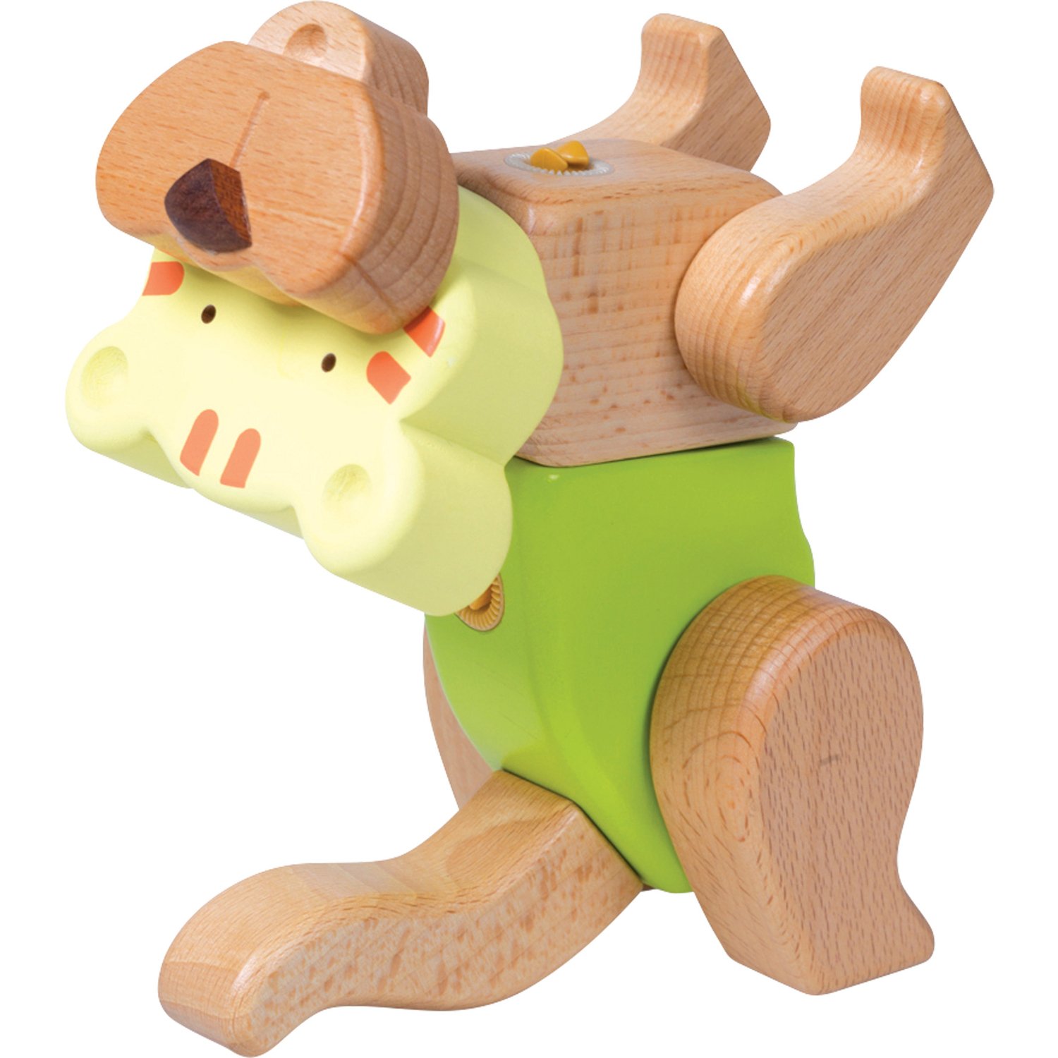 smallfoot 9834 kit costruzioni tigre in legno per motricità