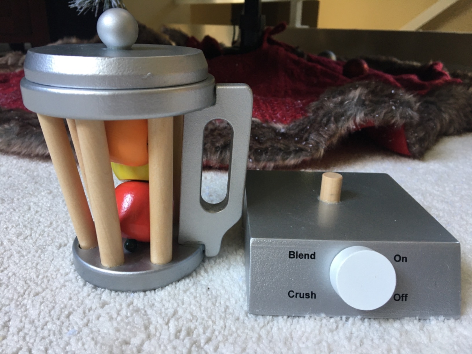 smallfoot 10596 Frullatore cucina gioco legno con frutta