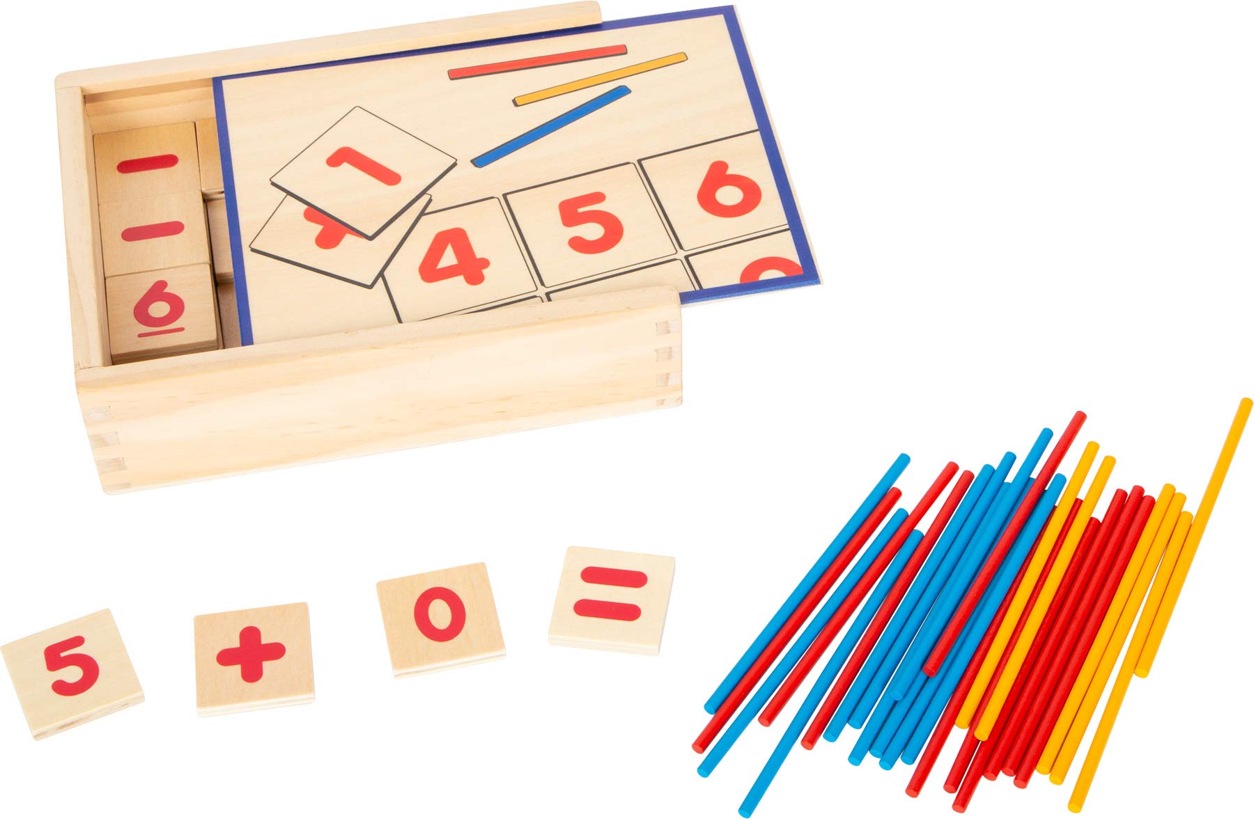smallfoot Matematica Elementare 11740 scatola calcoli legno