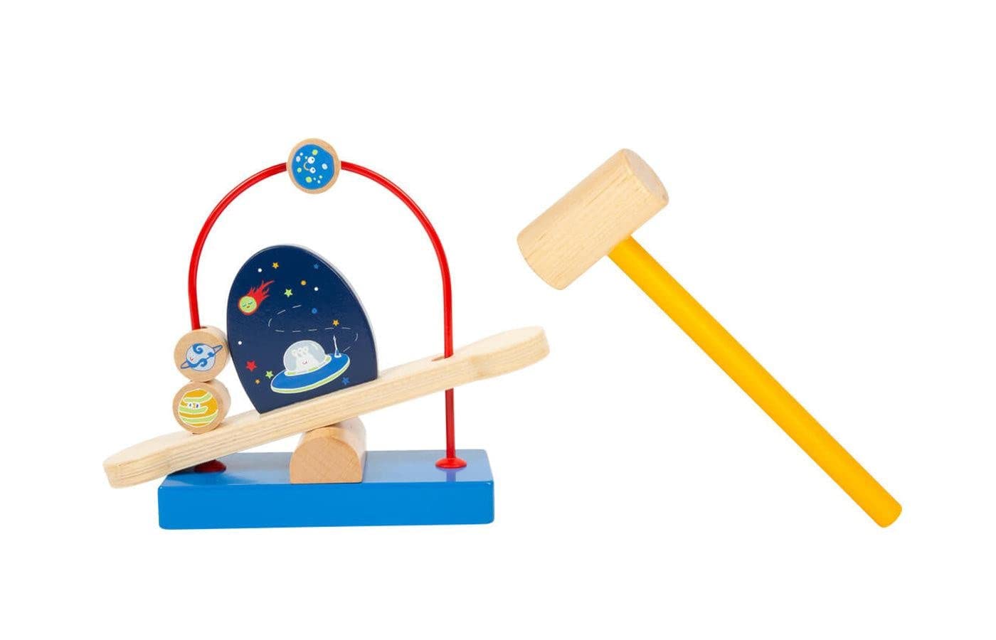 smallfoot 11453 gioco martelletto Space in legno