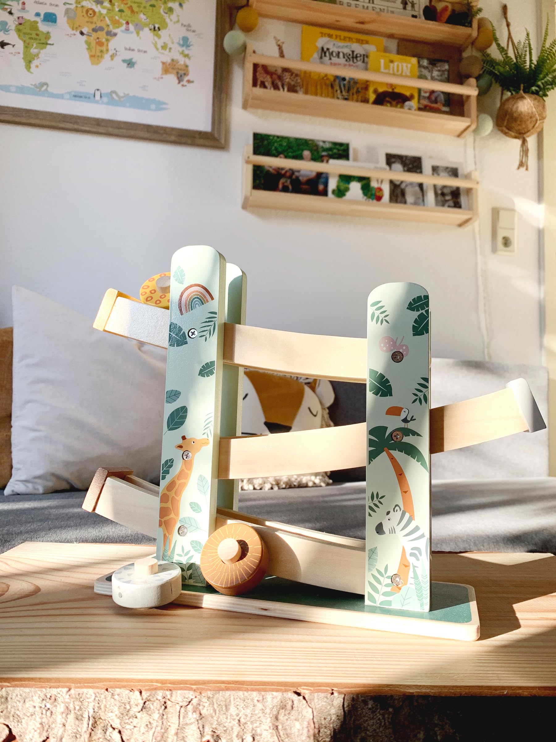 smallfoot Safari 11707 pista biglie legno