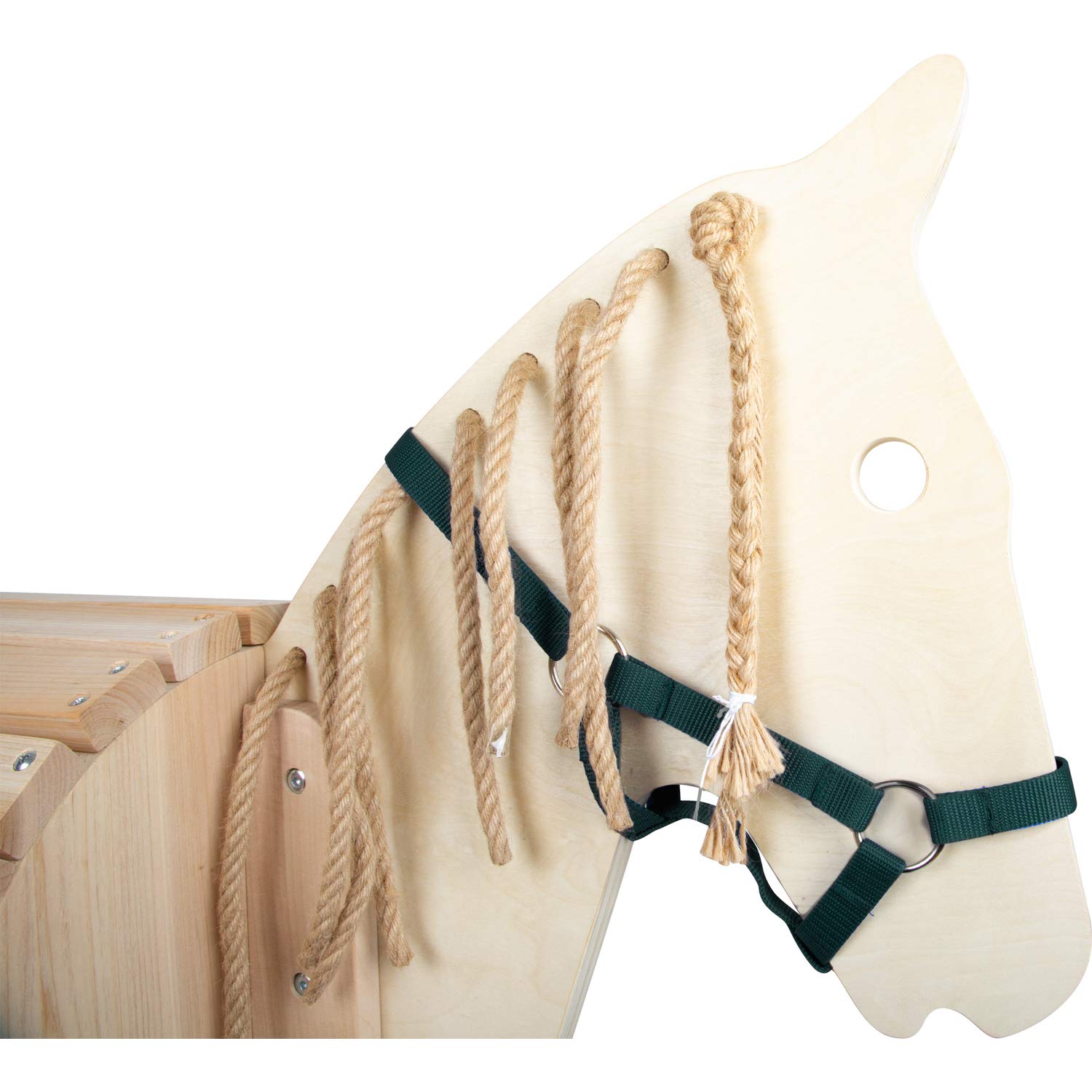 small foot 11664 cavallo legno con gradino e cavezza
