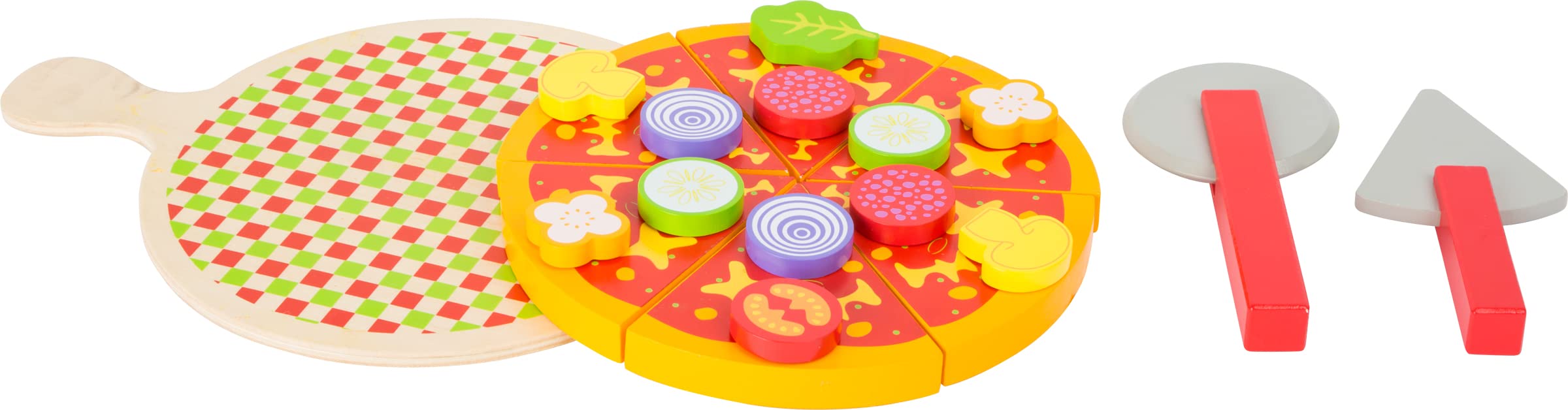 smallfoot Pizza da Tagliare gioco cucina legno velcro