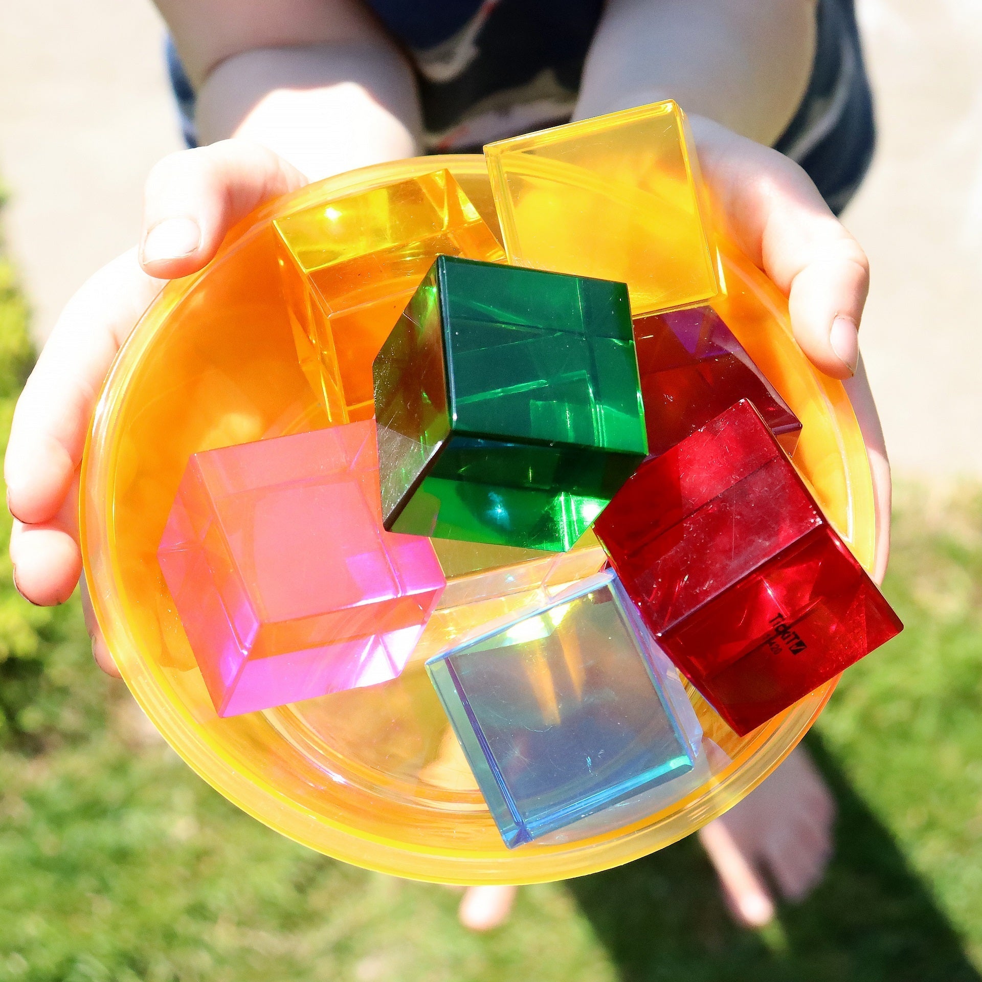 Tickit Perception Cubes cubetti sensoriali 8 pezzi traslucidi