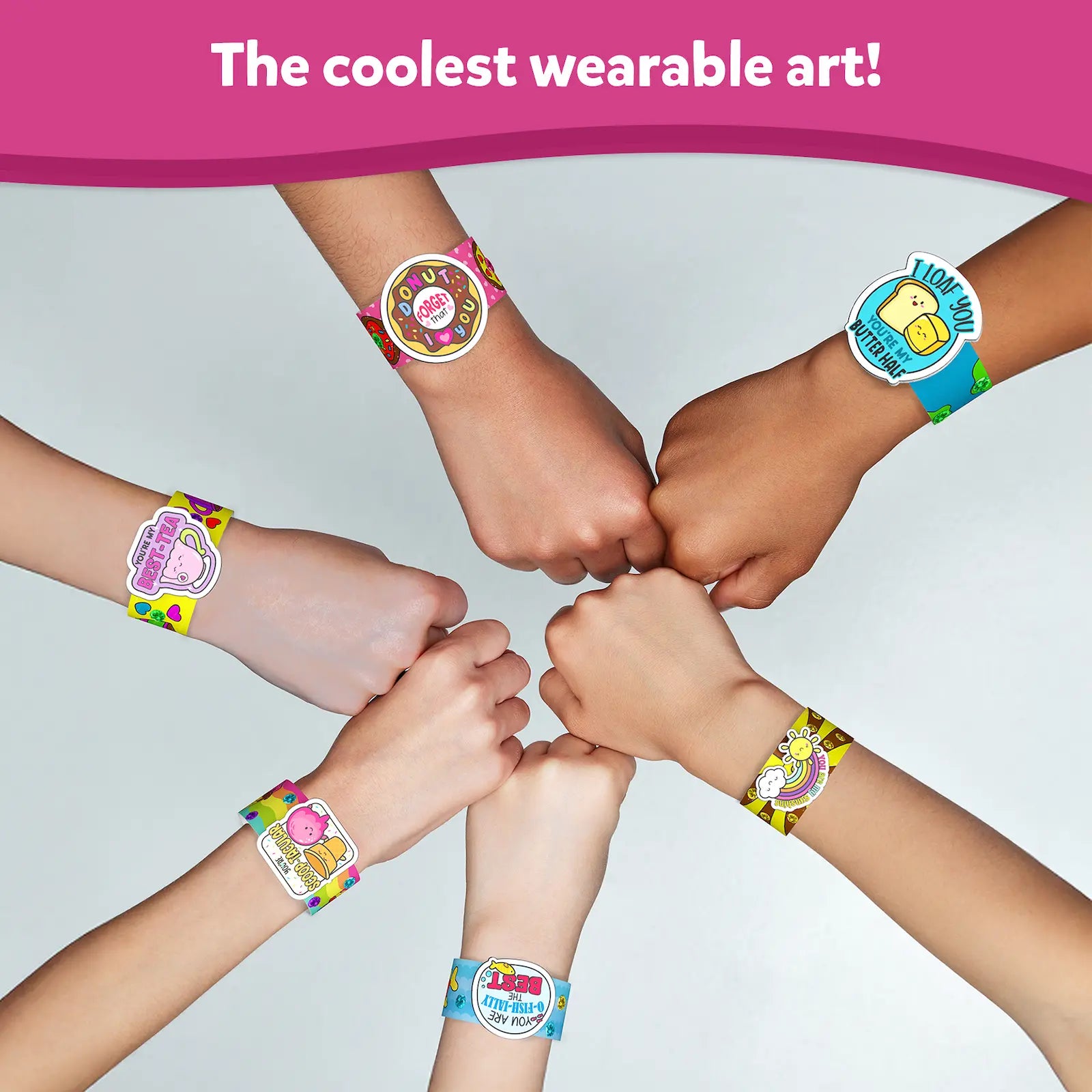 Skillmatics Snap Bandz Friendship Bands kit braccialetti