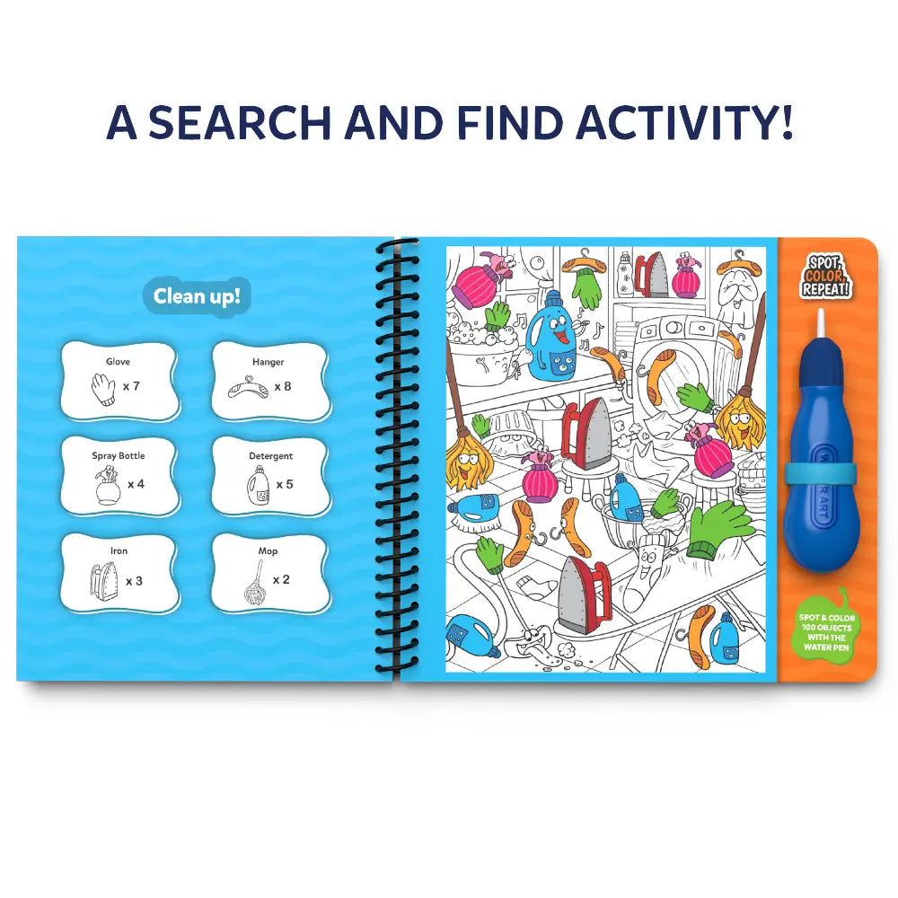Skillmatics Water Spotter Casa libro acqua cerca e trova