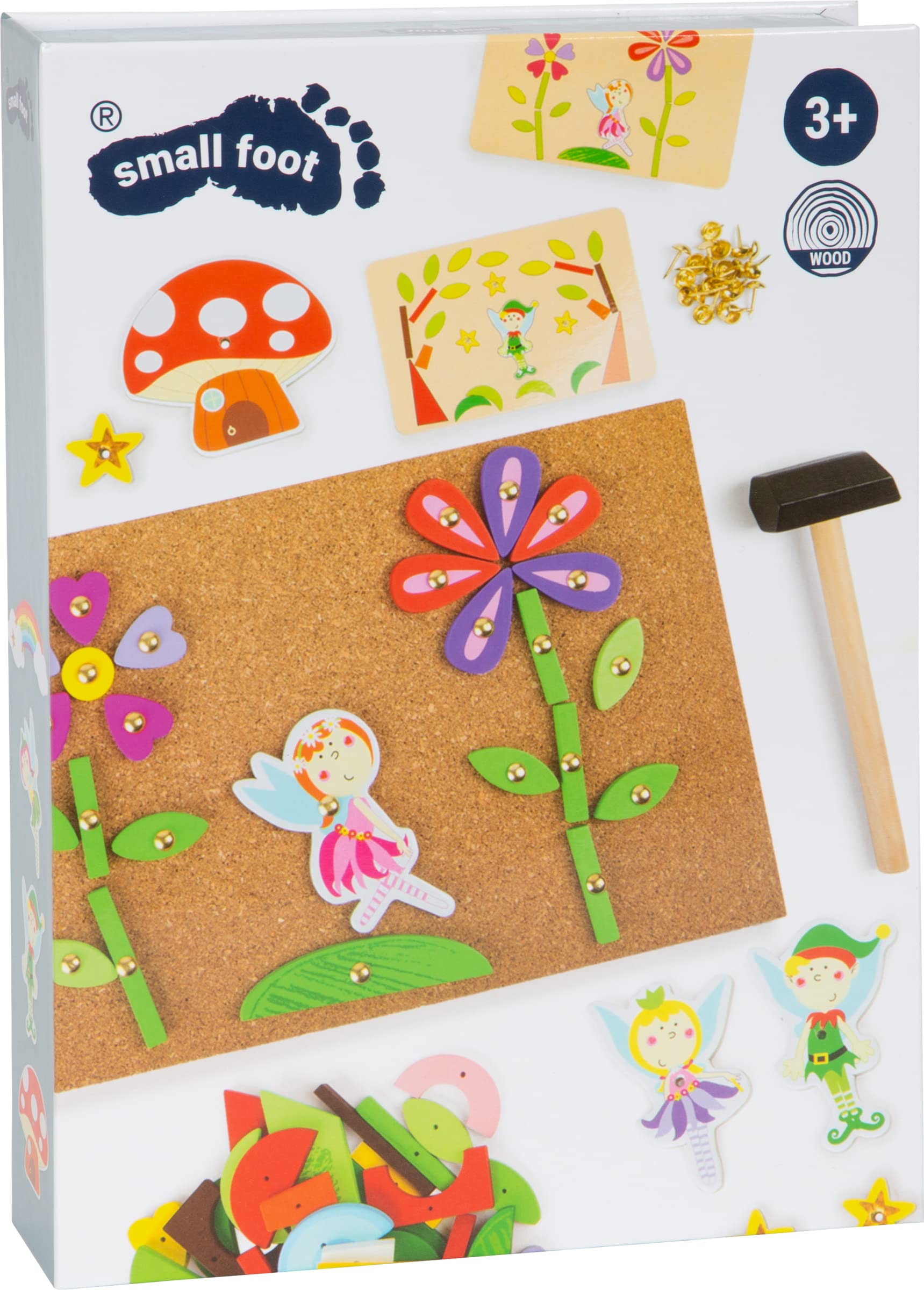 smallfoot 10227 gioco martelletto legno fata 6 anni