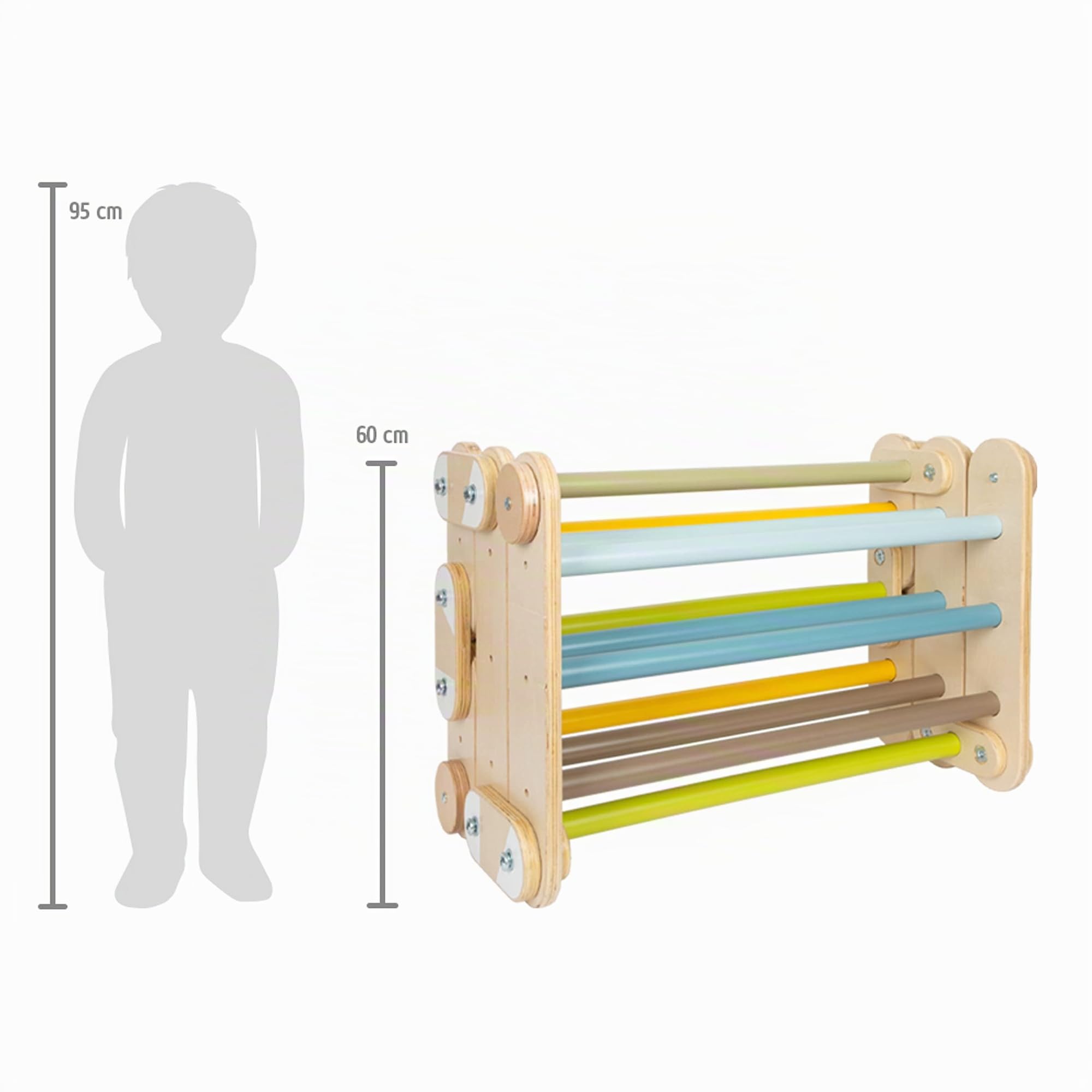 smallfoot adventure 12238 triangolo arrampicata legno bimbi