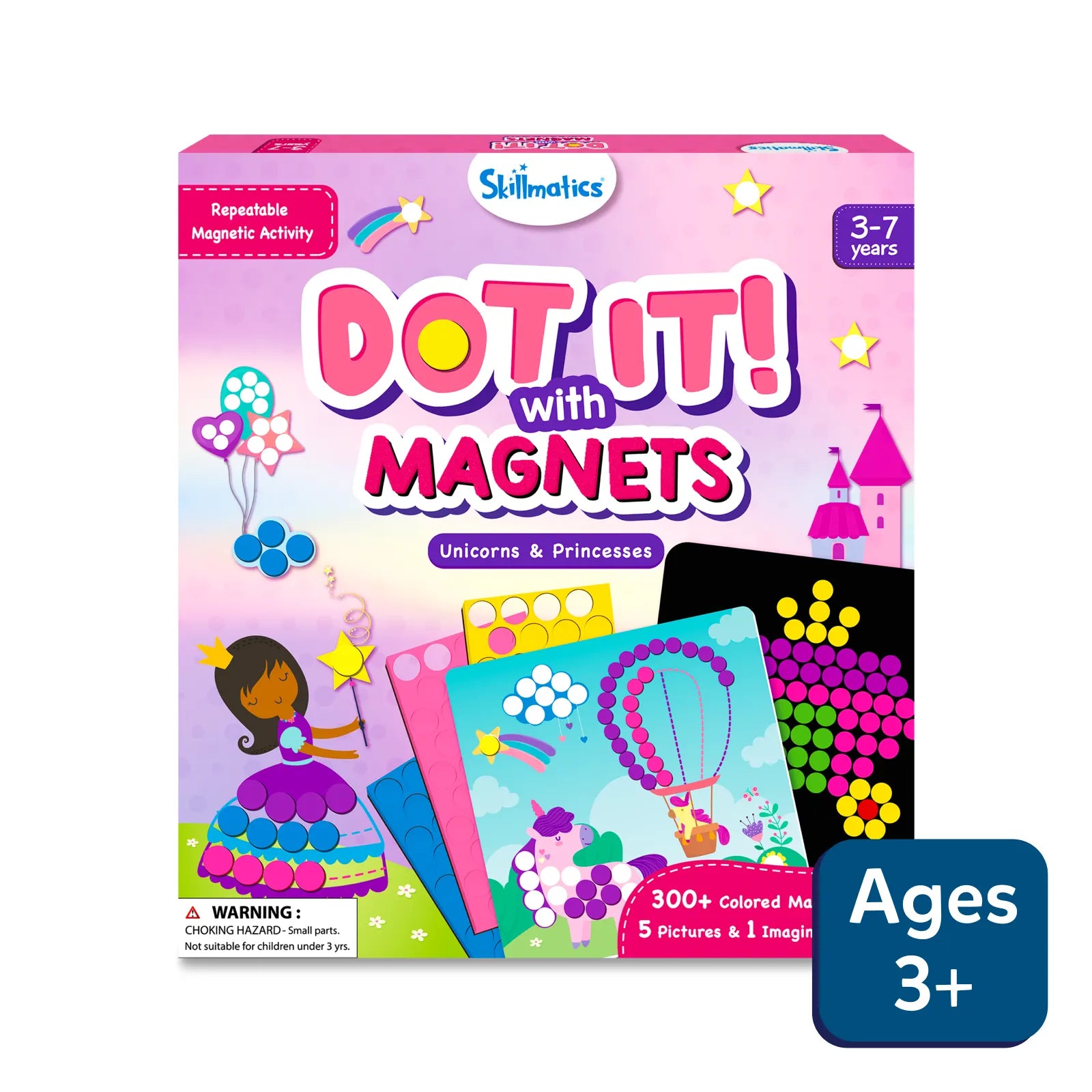 Skillmatics Dot It Unicorns Princesses magnetico 300 dots