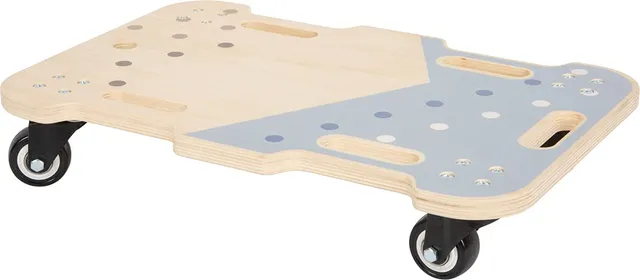 smallfoot Adventure 12244 tavola con rotelle legno equilibrio