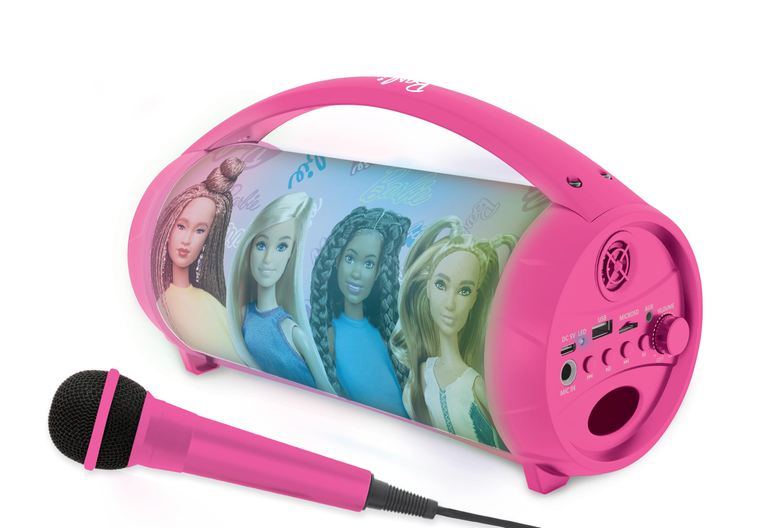 Lexibook Barbie BTP585BBZ cassa bluetooth karaoke rosa