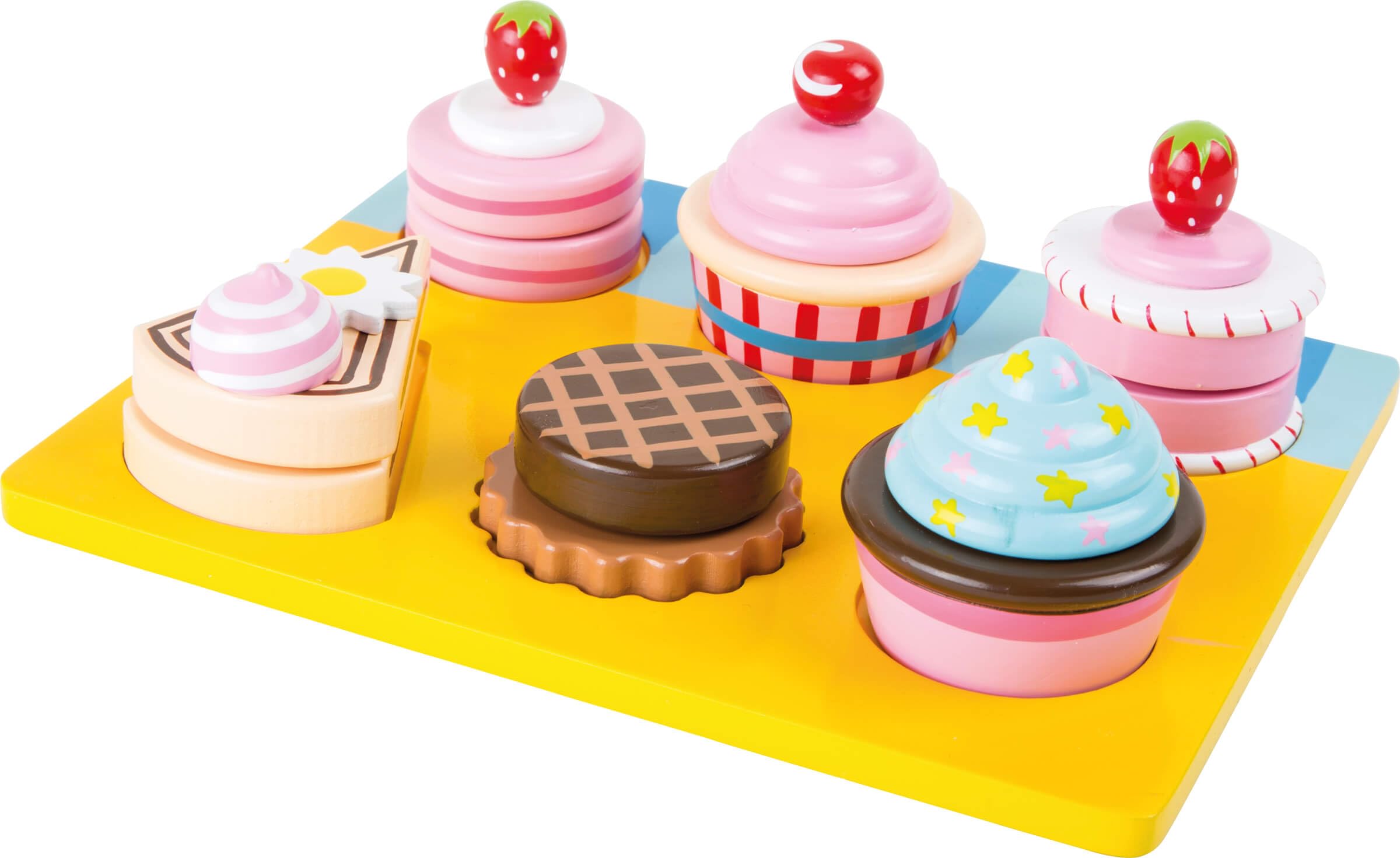 smallfoot 10149 Cupcakes e Torte cibo legno da tagliare