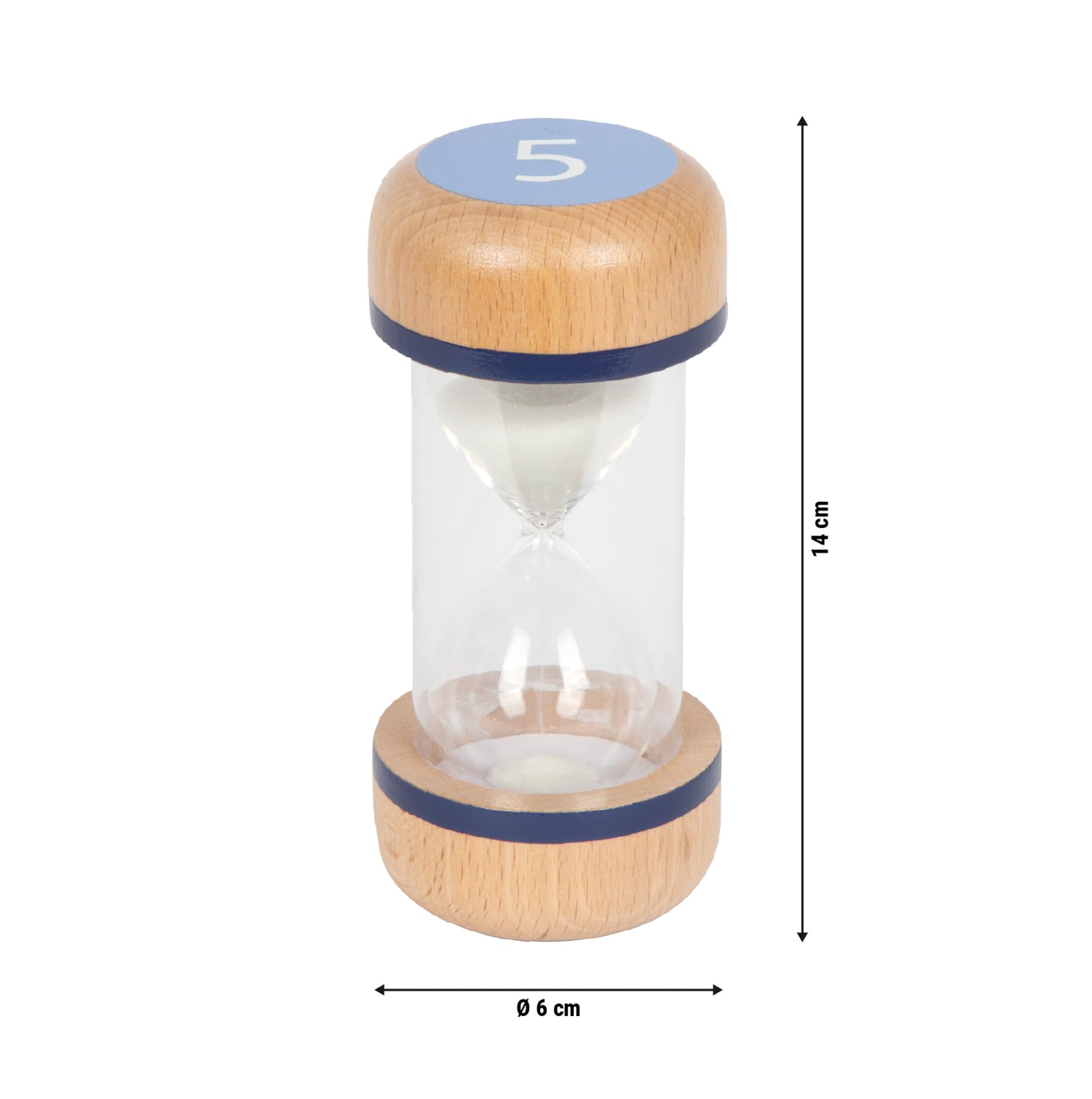 smallfoot Educate set clessidre bambini 1-3-5 minuti legno