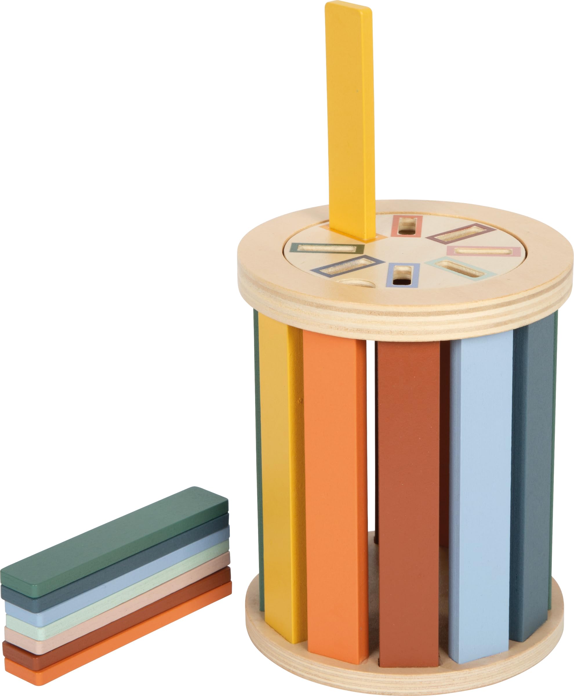 smallfoot Montessori 12816 gioco legno cestello 3 dischi