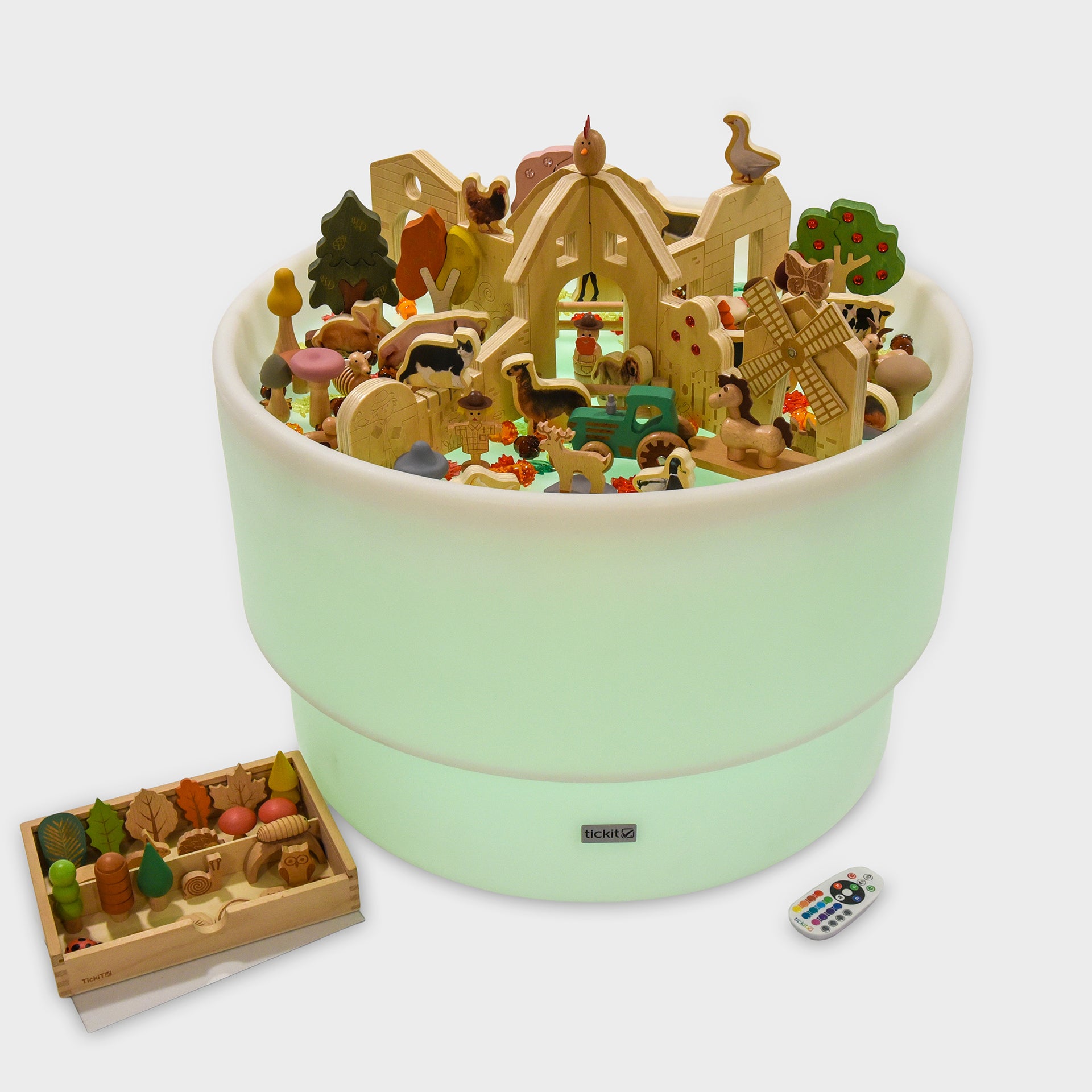 Tickit Discovery Farm Table tavolo luminoso fattoria legno