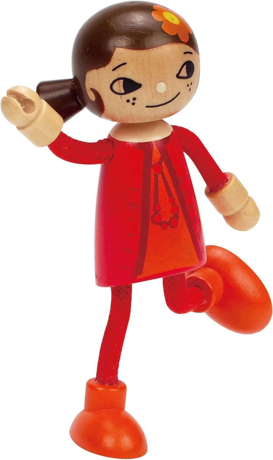 Hape Famiglia Moderna Mamma bambola in legno snodata