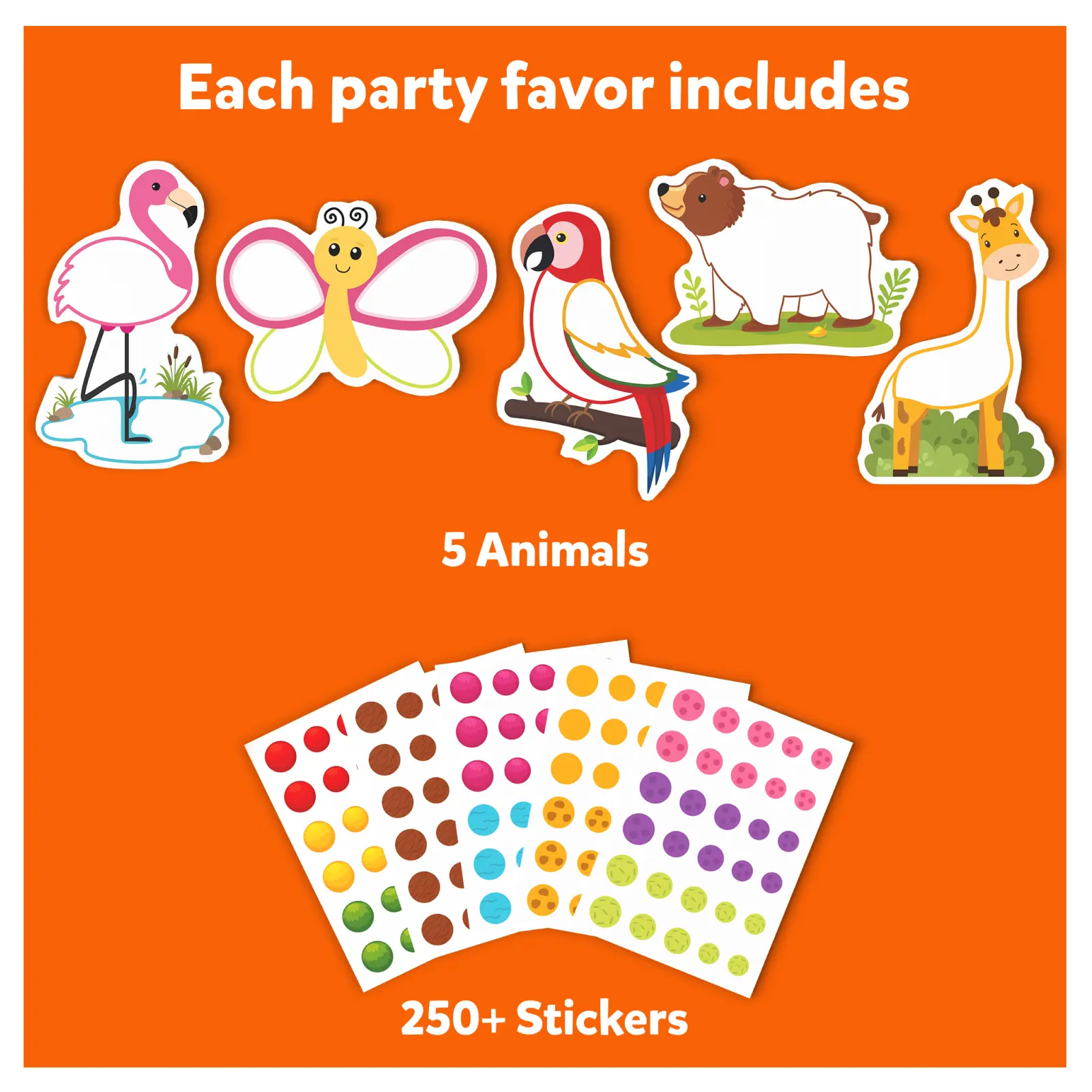 Skillmatics Dot It Animali sticker art 15 pezzi 3-7 anni
