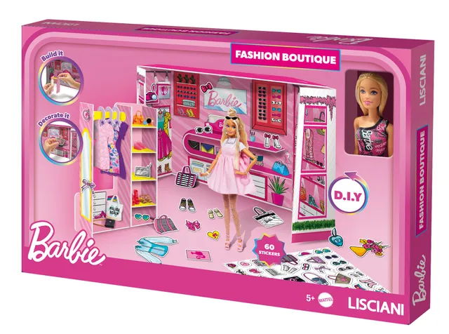 Barbie Fashion Boutique con doll playset stilista