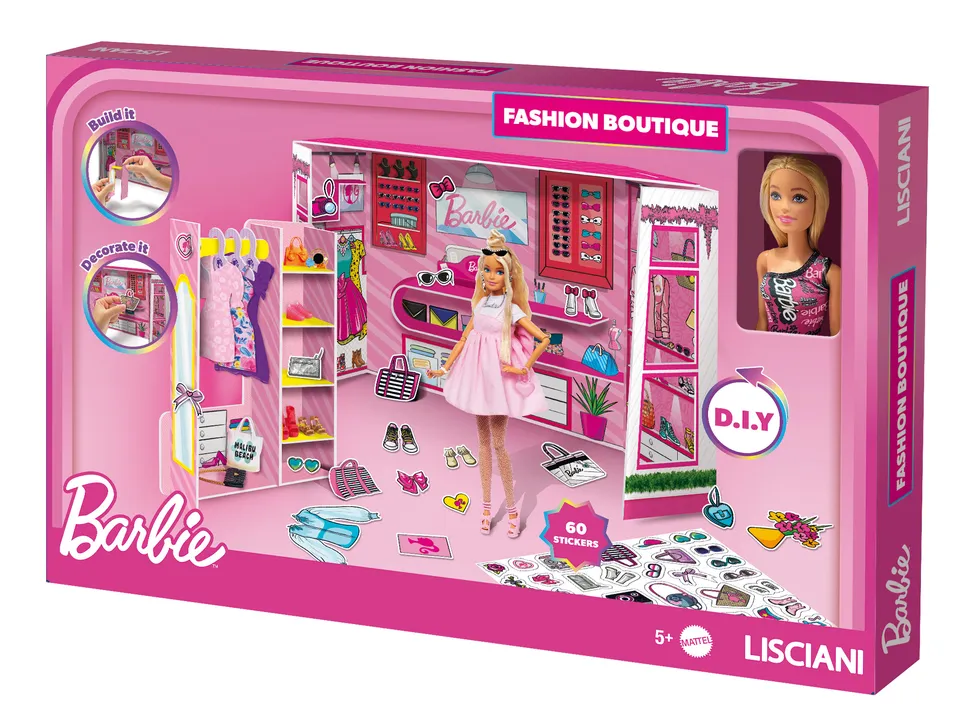 Barbie Fashion Boutique con doll playset stilista
