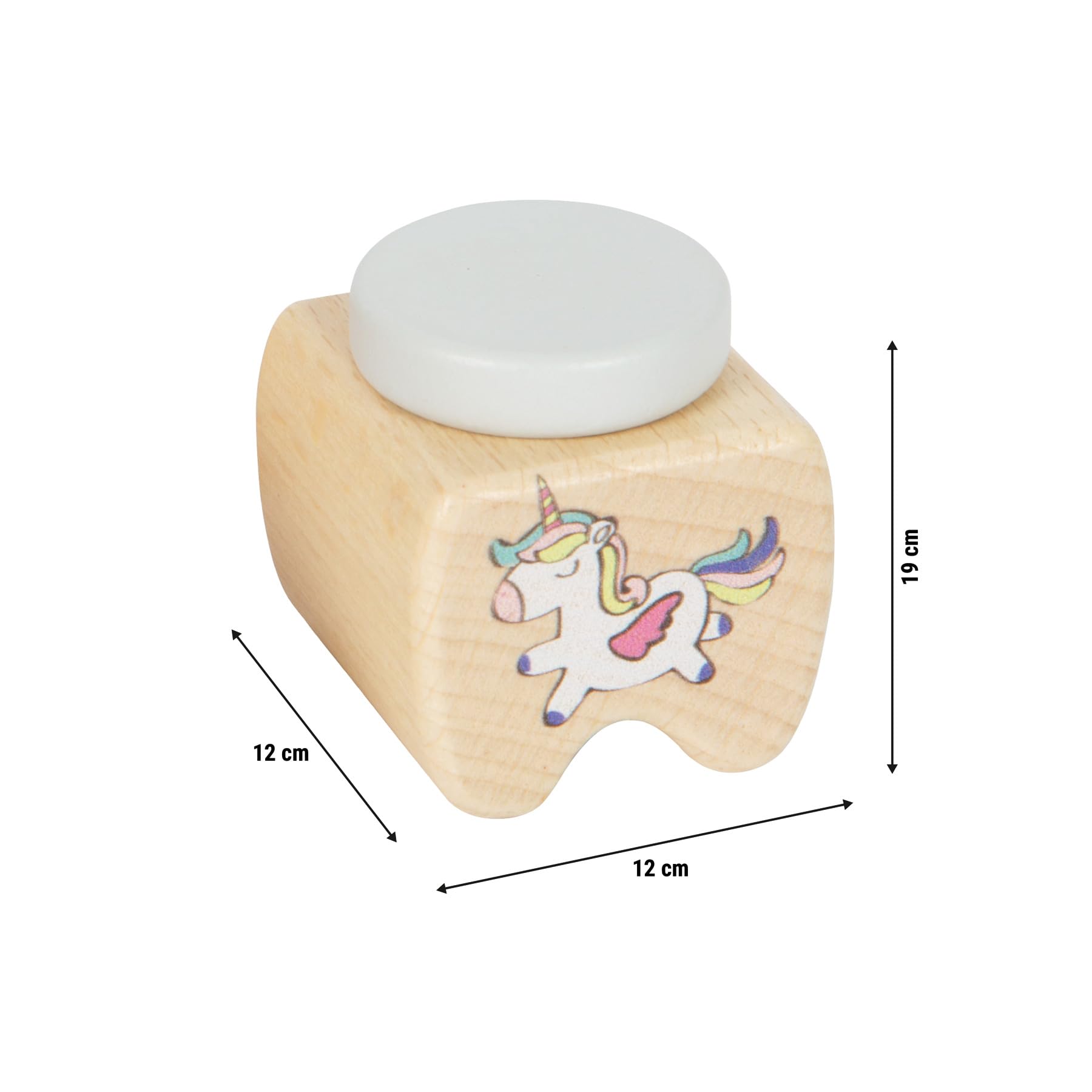 smallfoot 12727 portadenti legno silicone 4 soggetti