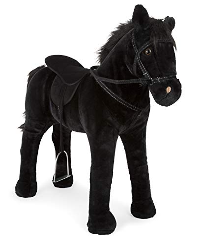 Small Foot 11176 cavallo giocattolo nero con suono