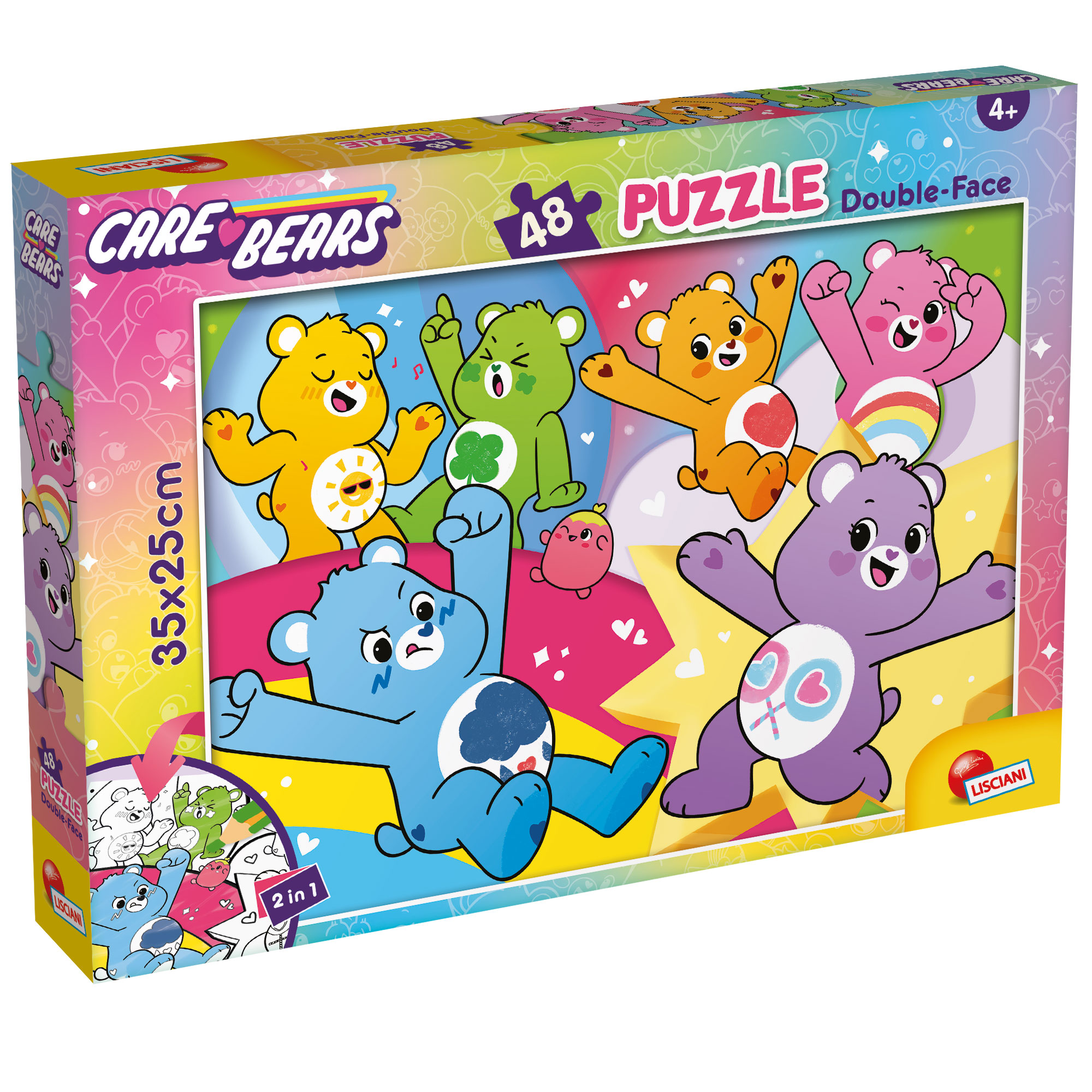 Lisciani Care Bears Df M-Plus 48 puzzle 48 pezzi da colorare