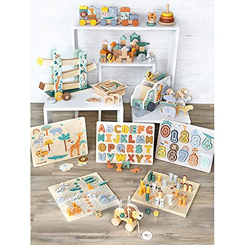 smallfoot Safari 11702 puzzle numeri legno 0-9