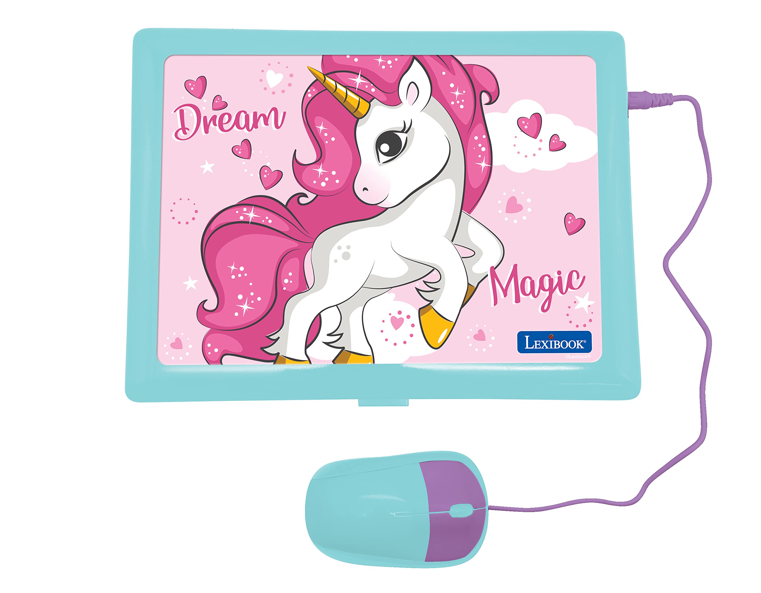 Lexibook Powerman JC598UNI computer educativo Unicorno rosa bilingue