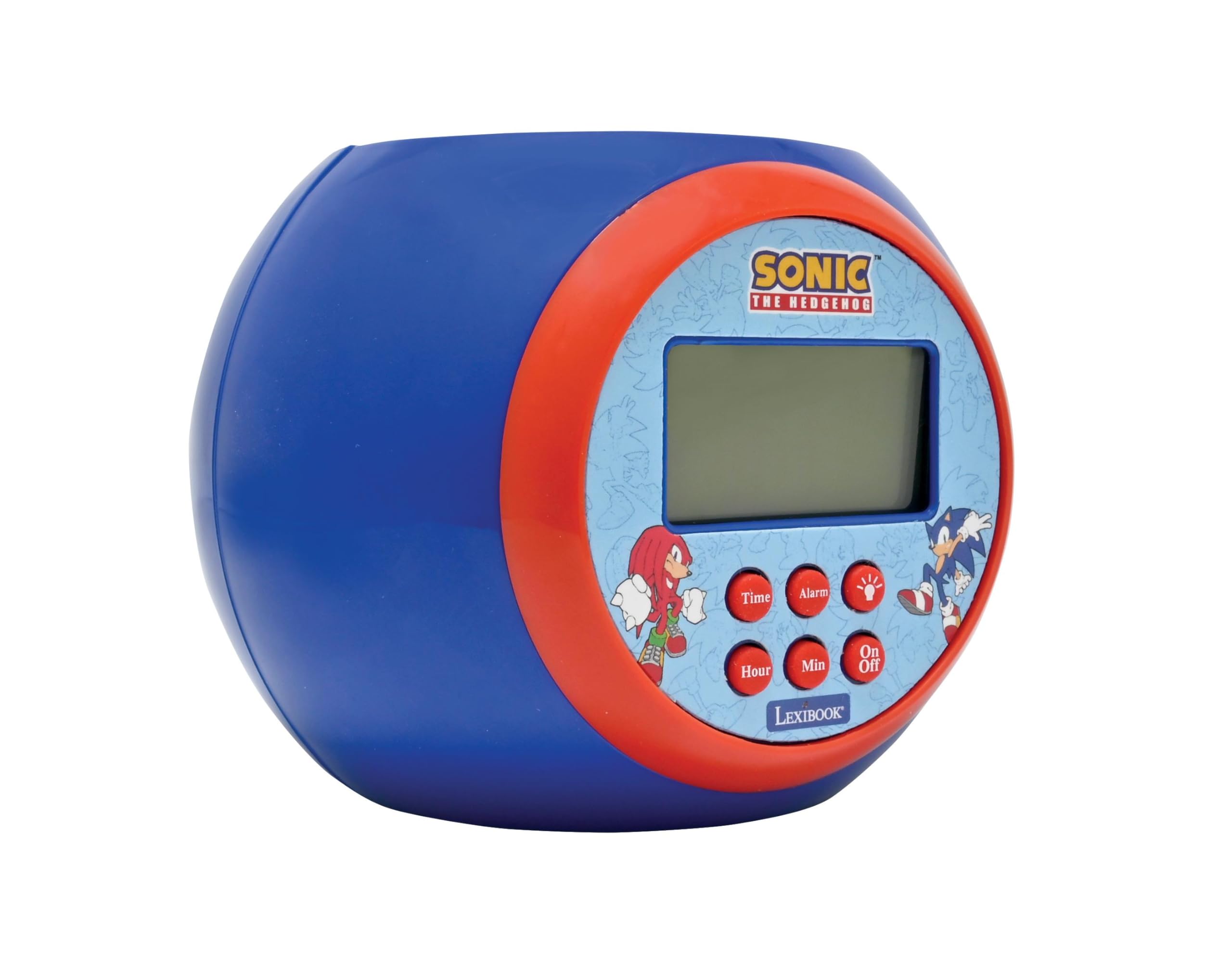 Lexibook Sonic RL977SNLXB sveglia proiettore blu luce notturna
