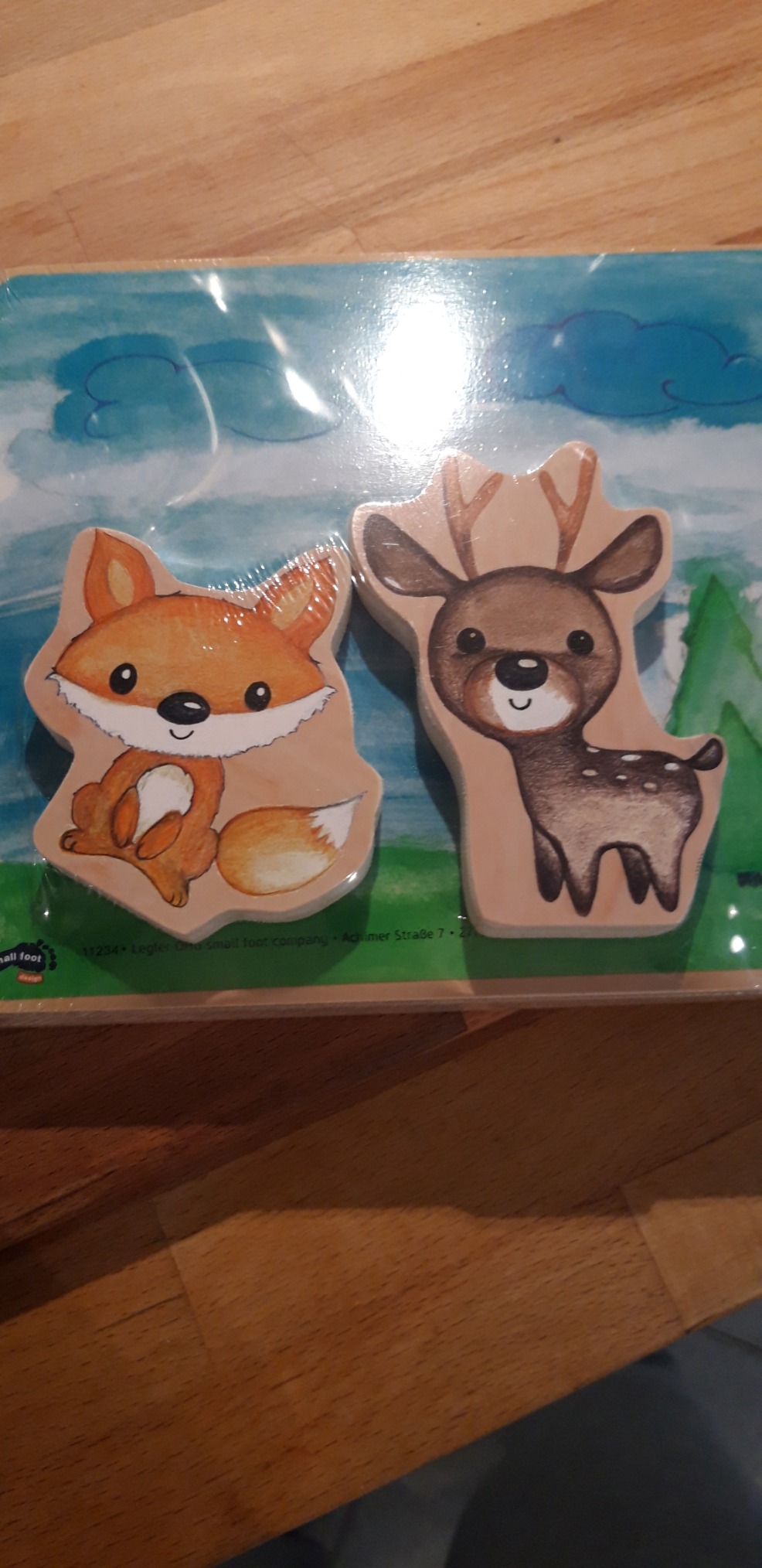 smallfoot 11234 libro legno Paesaggio forestale
