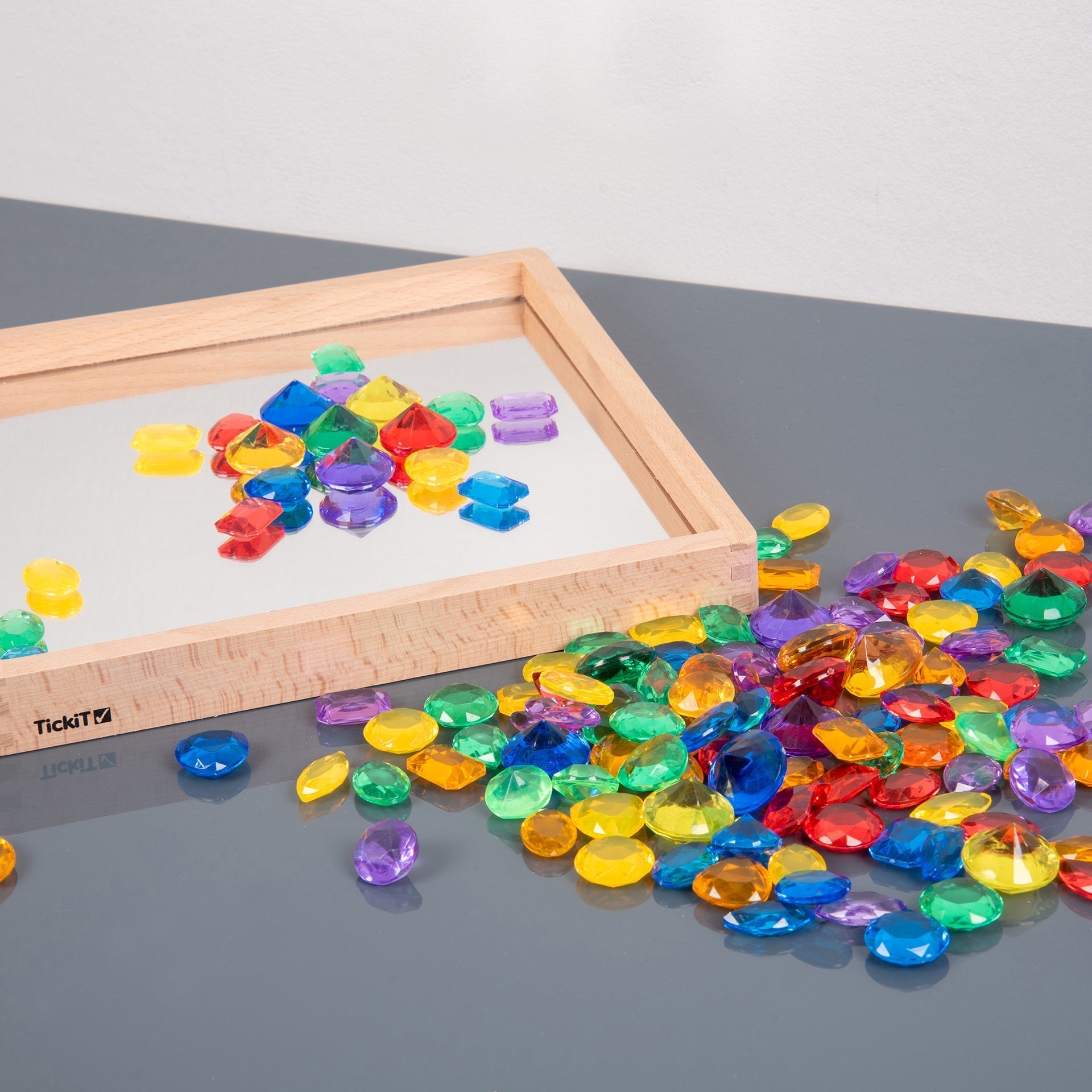 Tickit Translucent Colour Jewels gemme traslucide 144 pz