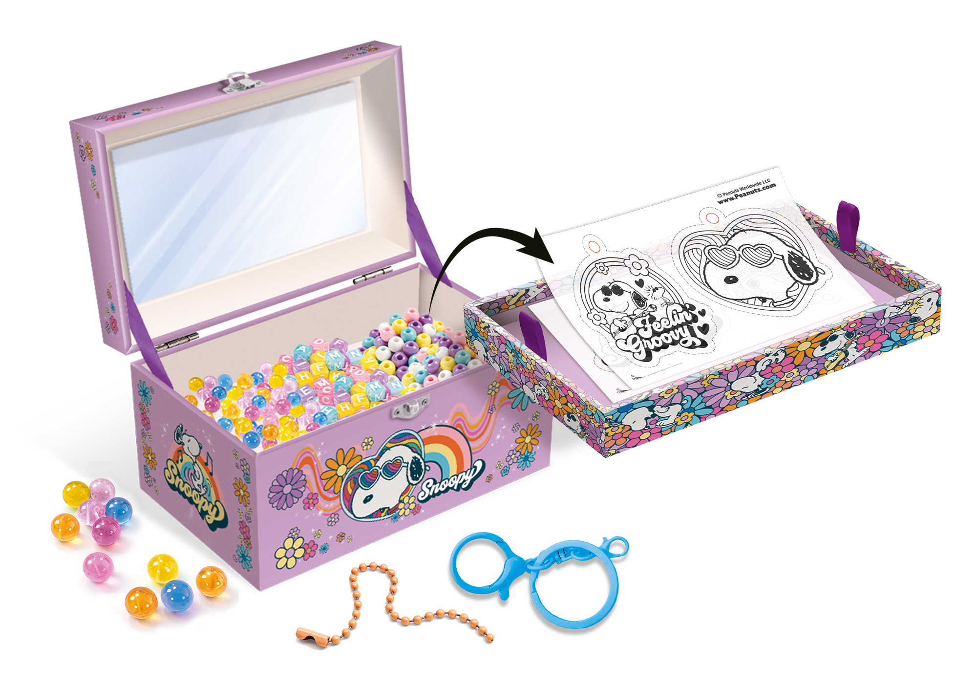 Lisciani Peanuts My Creative Accessories kit gioielli