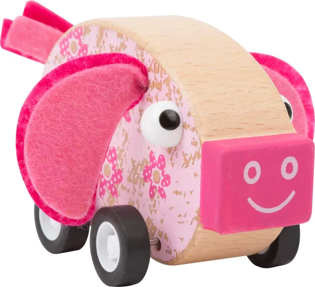 Smallfoot 11151 maialino a trazione giocattolo in legno