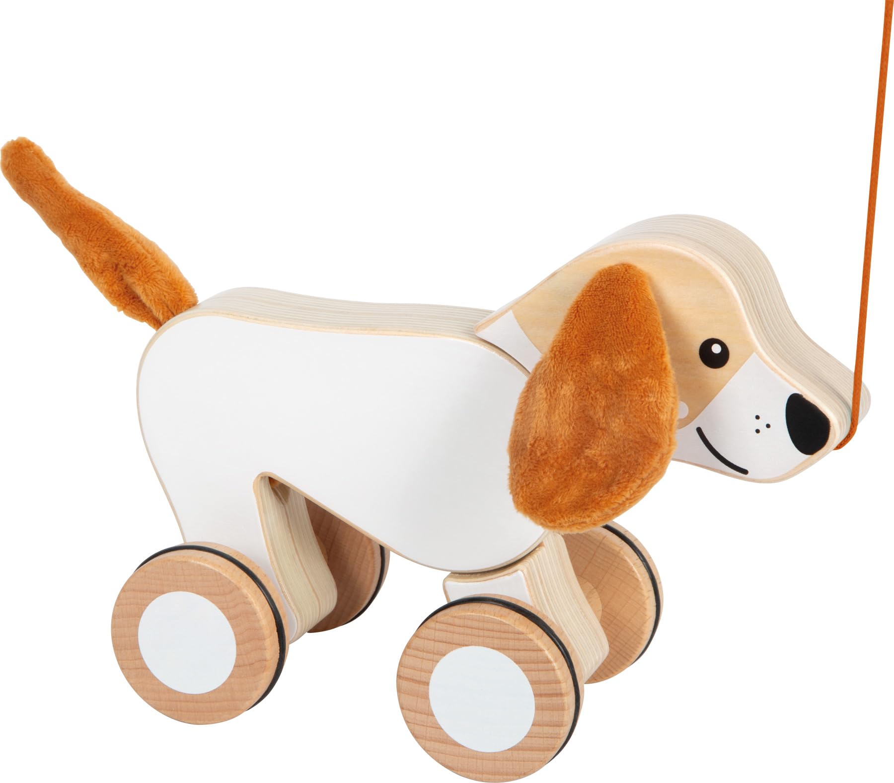 smallfoot Cane giocattolo trainabile legno orecchie scricchiolanti