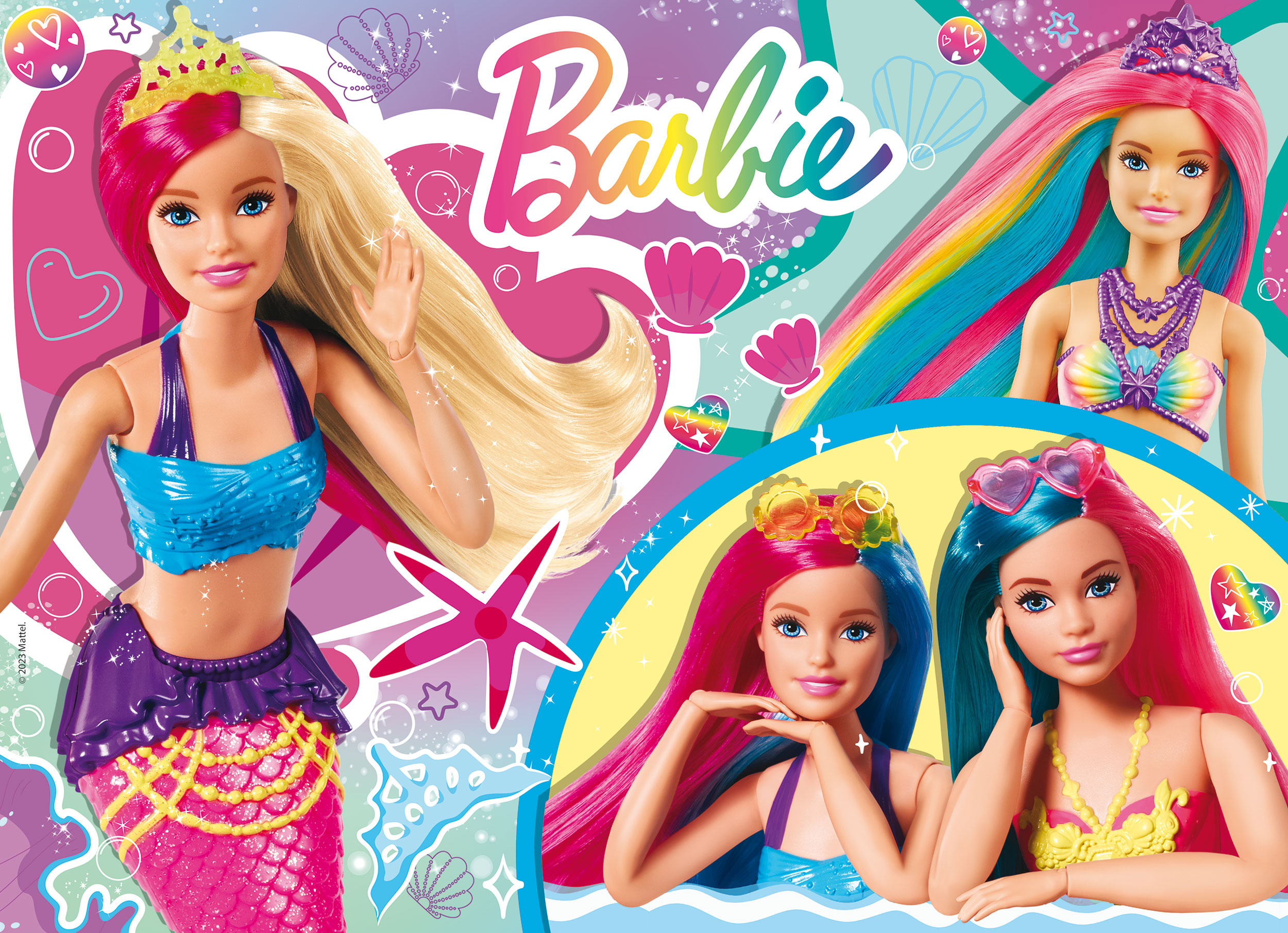 Lisciani Barbie Puzzle M-Plus 48 puzzle 48 pezzi scintillante