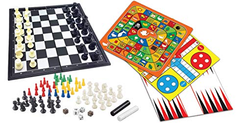 Lexibook ChessMan JGM800 set giochi da tavolo 8 in 1 magnetico